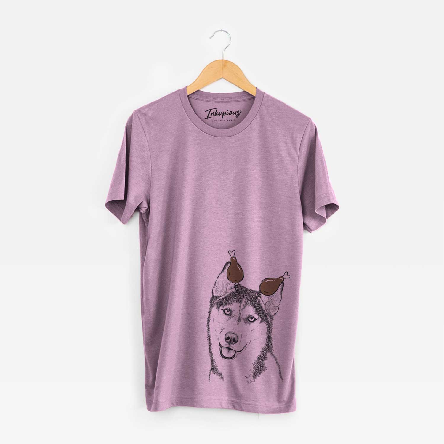 Thanksgiving Remmie the Siberian Husky - Unisex Crewneck