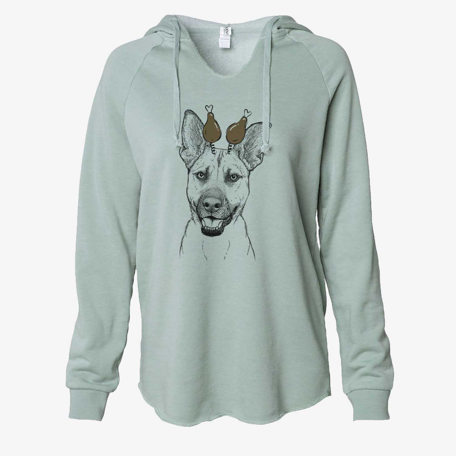 Thanksgiving Remus the German Shepherd Mix - Cali Wave Hooded Sweatshirt