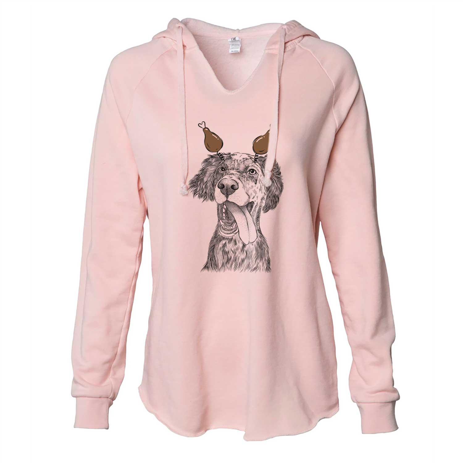 Thanksgiving Renly the English Setter - Cali Wave Hooded Sweatshirt