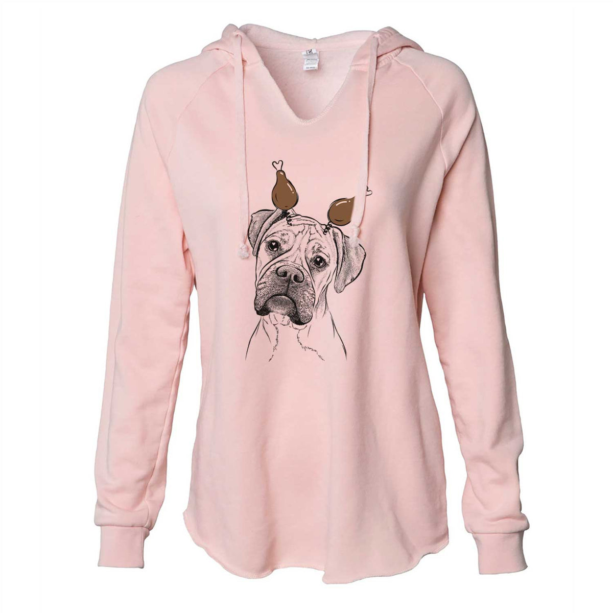 Thanksgiving Reuby the Boxer - Cali Wave Hooded Sweatshirt