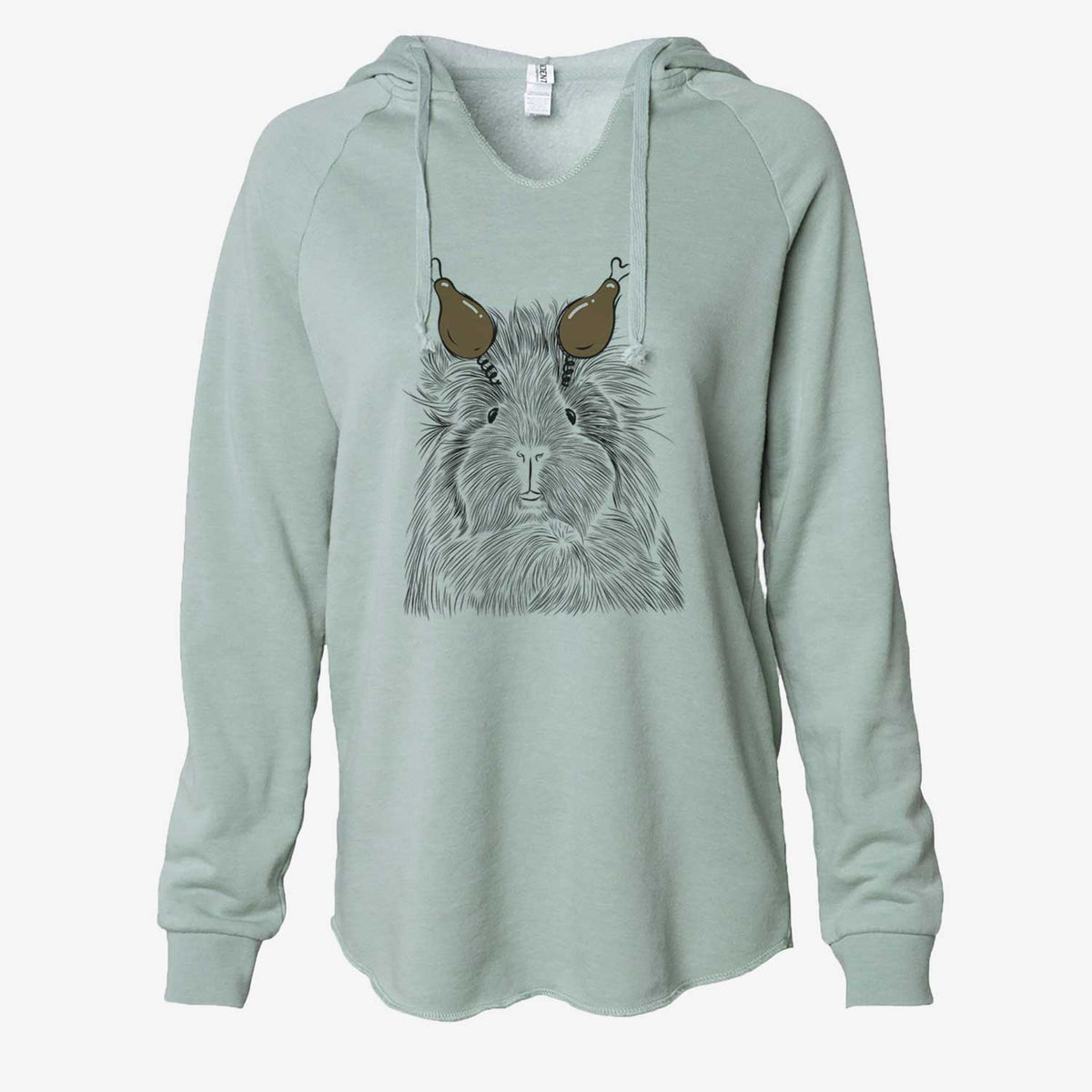Thanksgiving Rhino the Guinea Pig - Cali Wave Hooded Sweatshirt