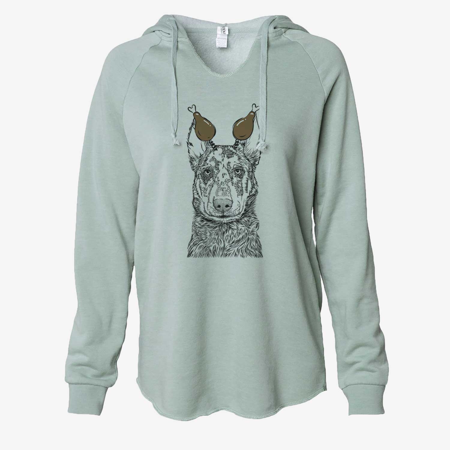 Thanksgiving Riggs the Beauceron - Cali Wave Hooded Sweatshirt