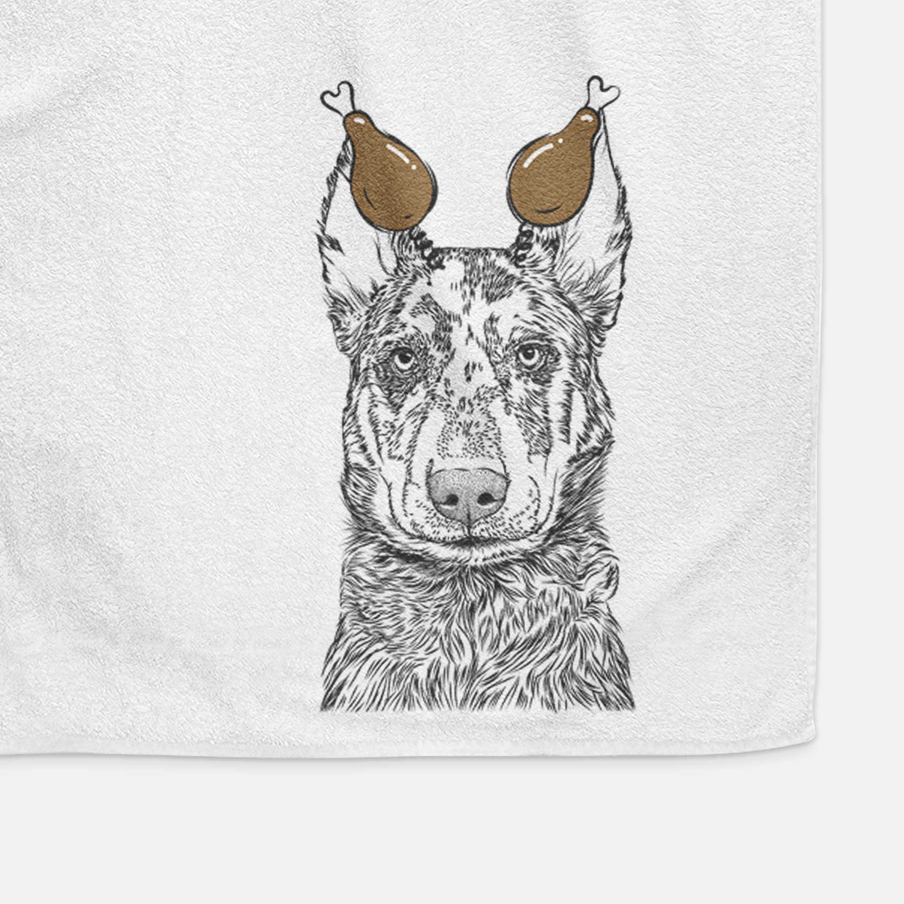 Riggs the Beauceron Decorative Hand Towel