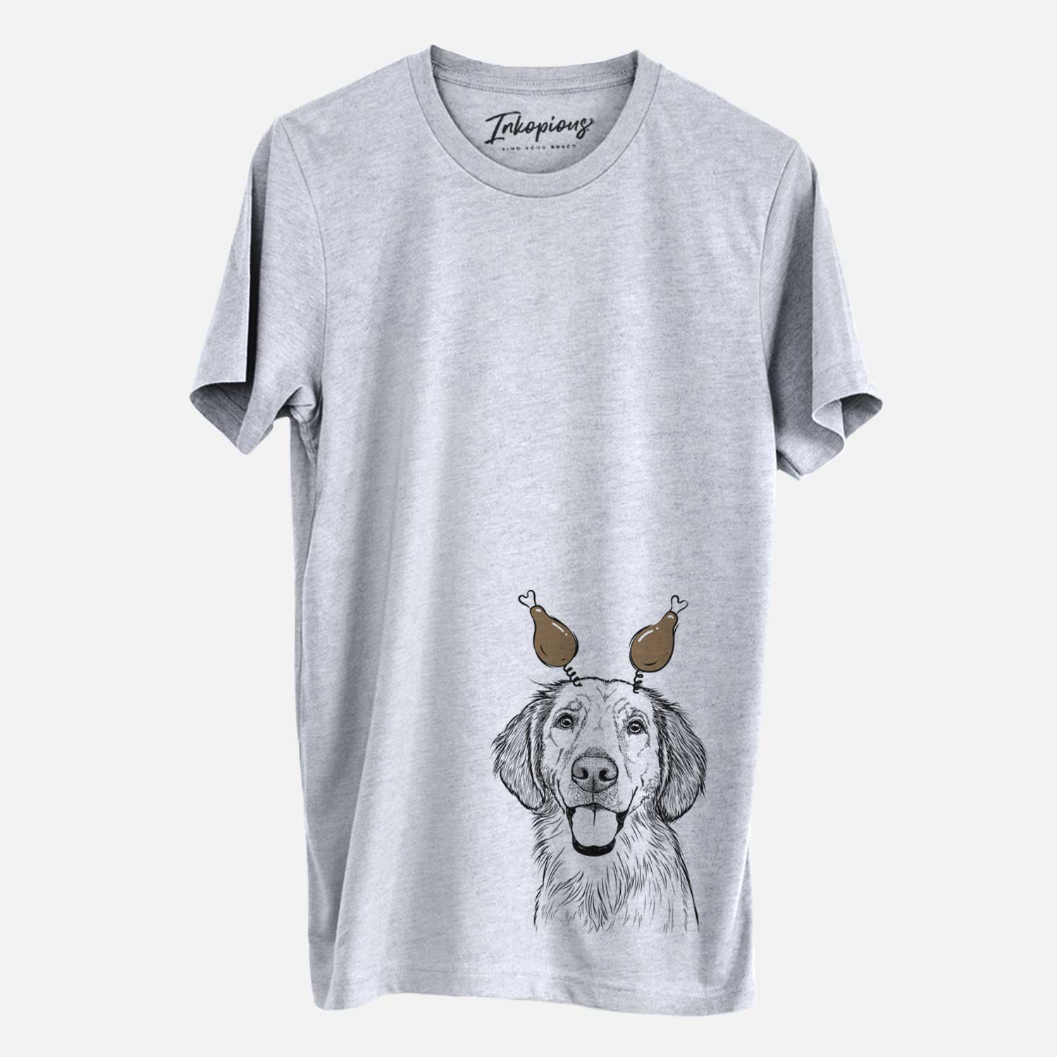 Thanksgiving Riley the Golden Retriever - Unisex Crewneck