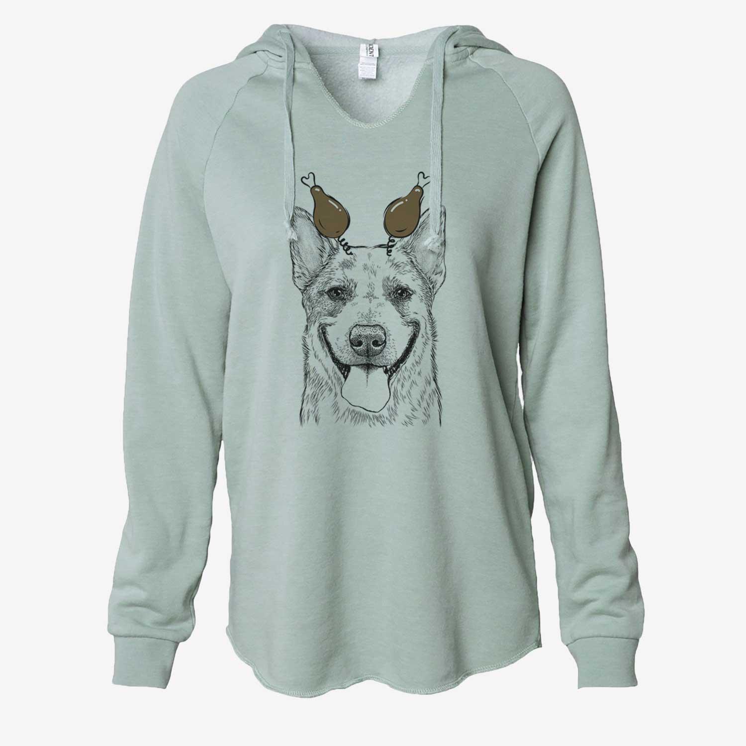 Thanksgiving Rio the Australian Cattle Dog - Cali Wave Hooded Sweatshirt