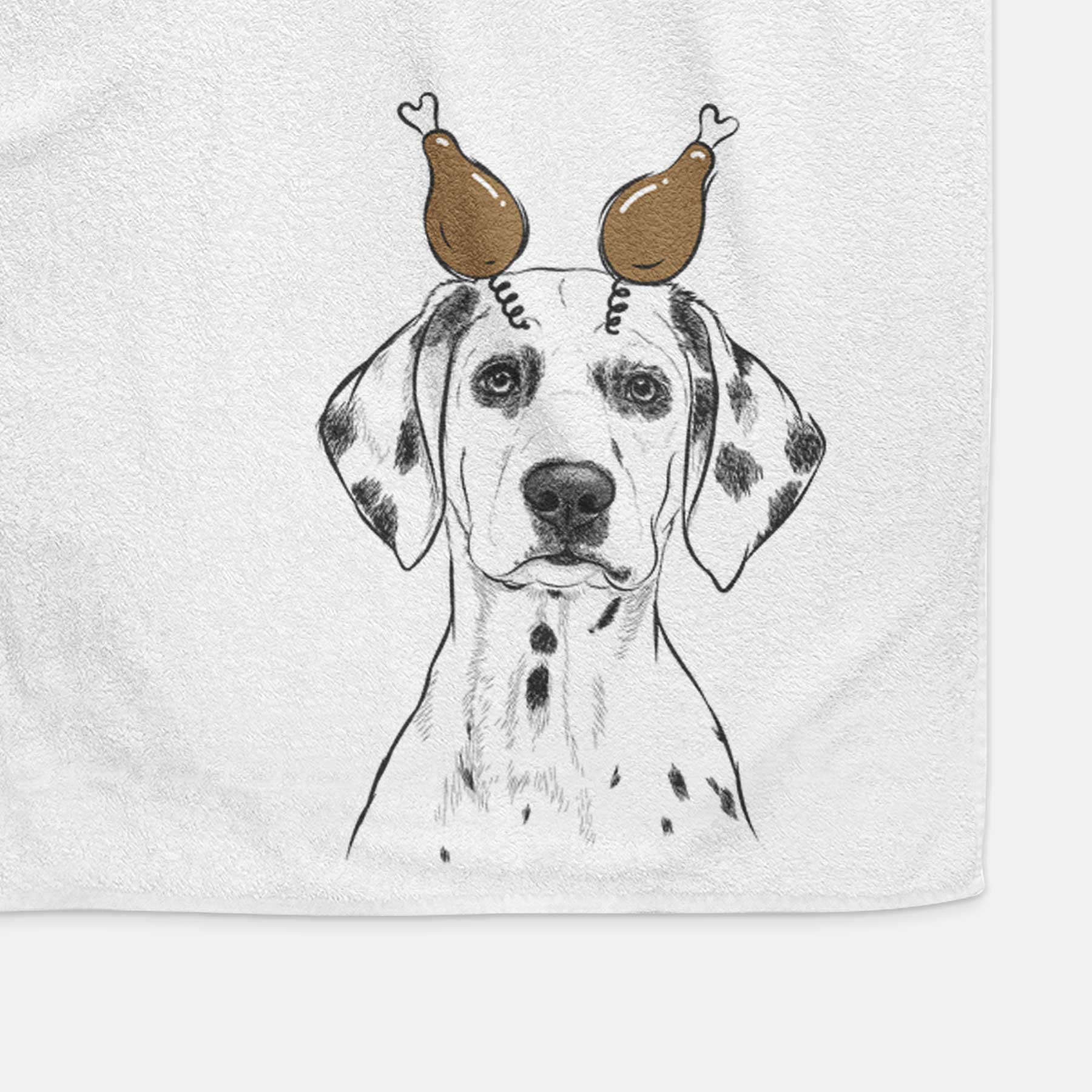 Riot the Dalmatian Decorative Hand Towel