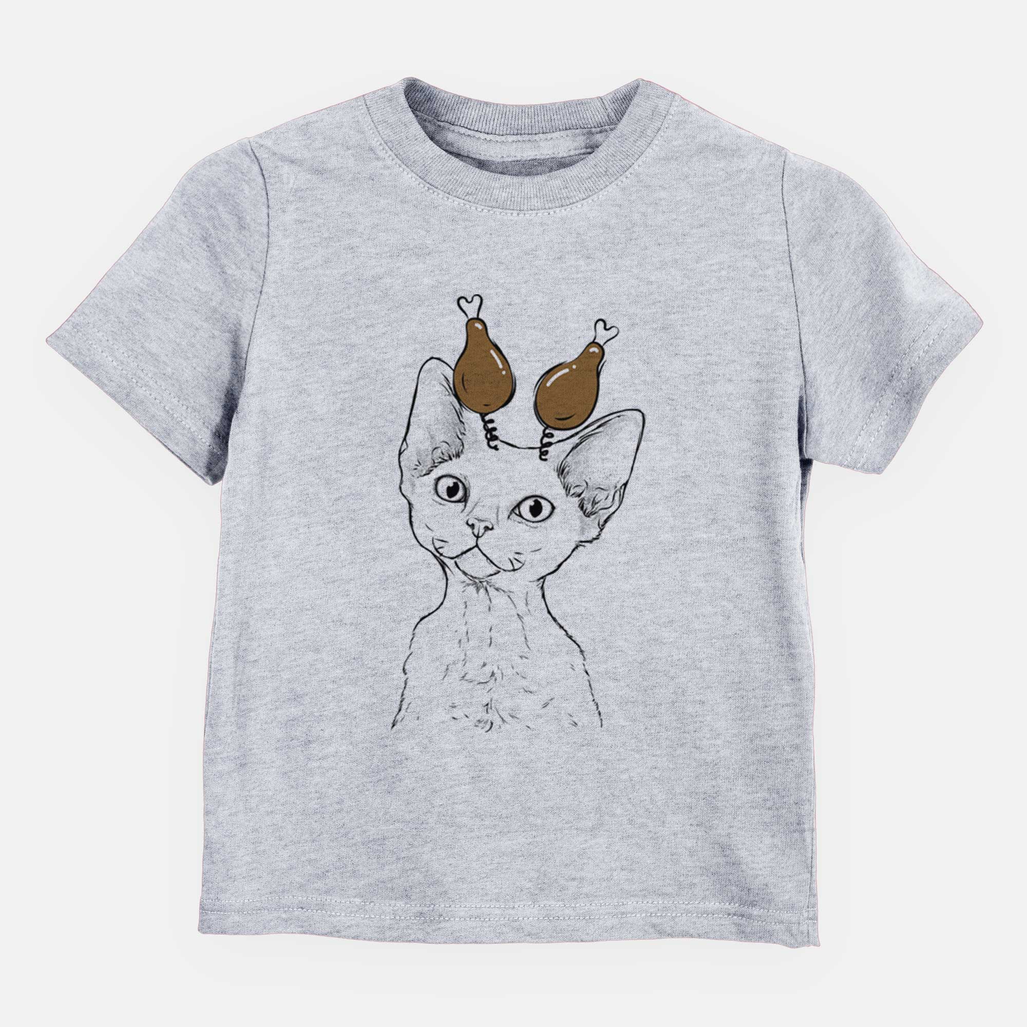 Thanksgiving Ripley the Devon Rex Cat - Kids/Youth/Toddler Shirt