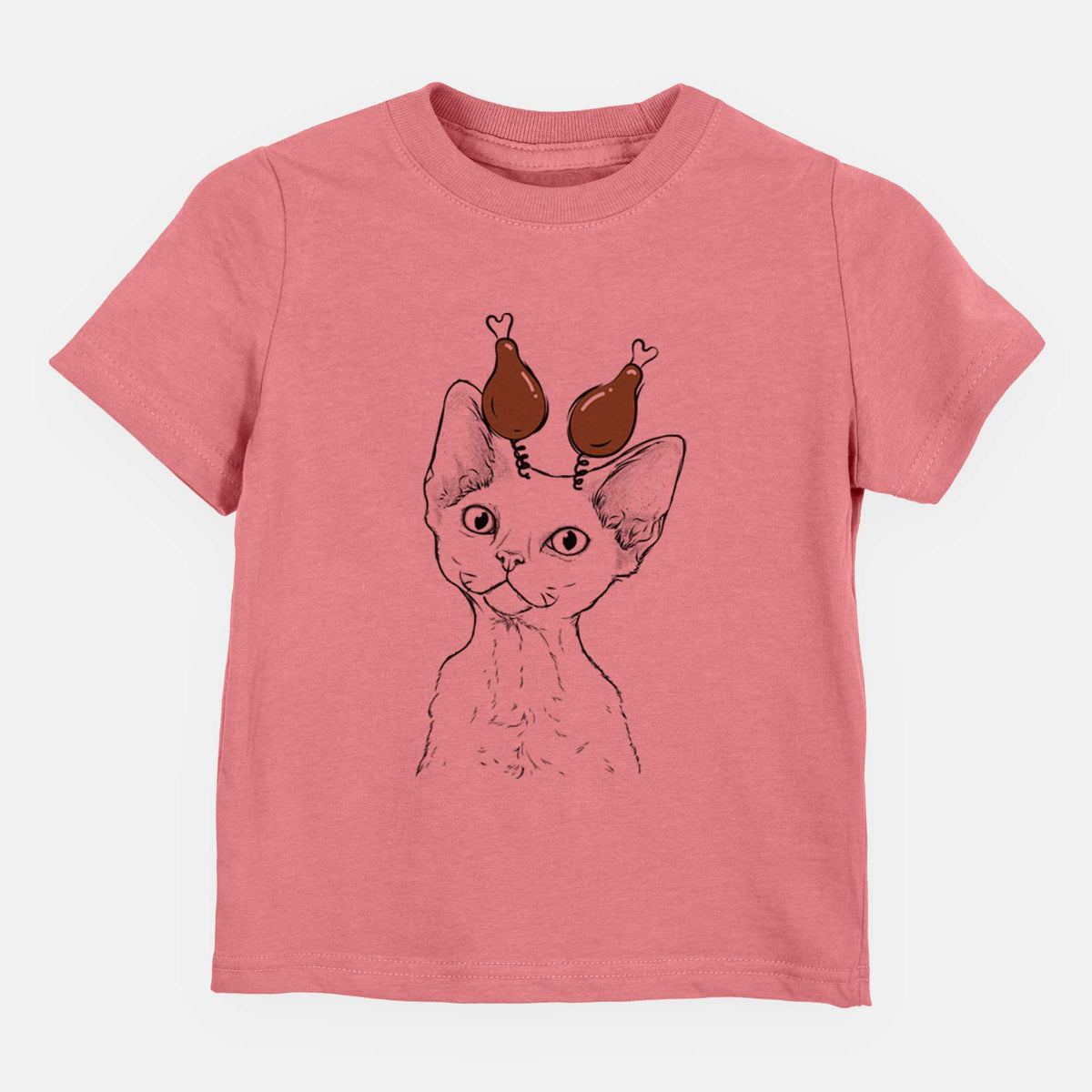 Thanksgiving Ripley the Devon Rex Cat - Kids/Youth/Toddler Shirt