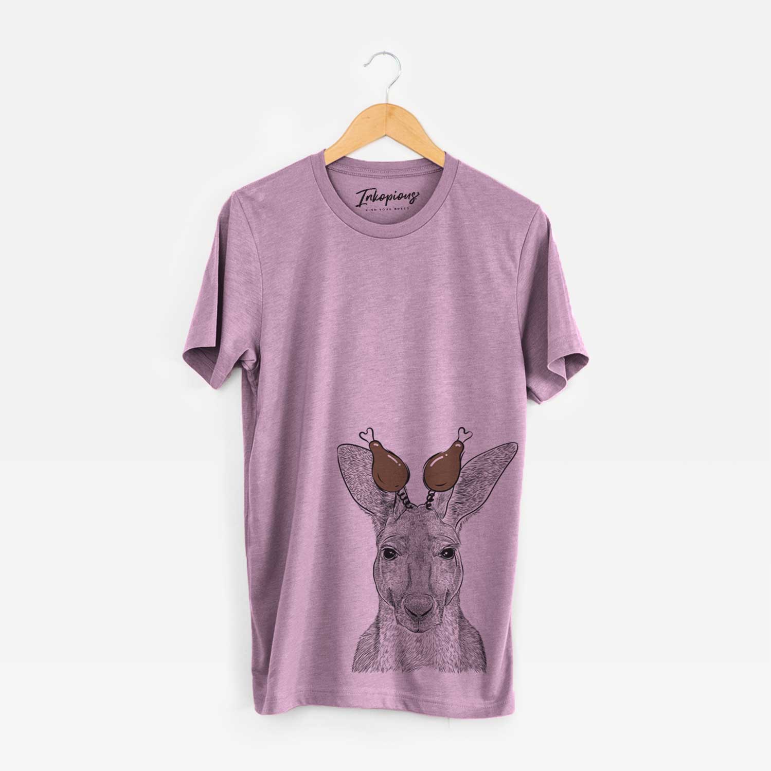 Thanksgiving Roger the Red Kangaroo - Unisex Crewneck