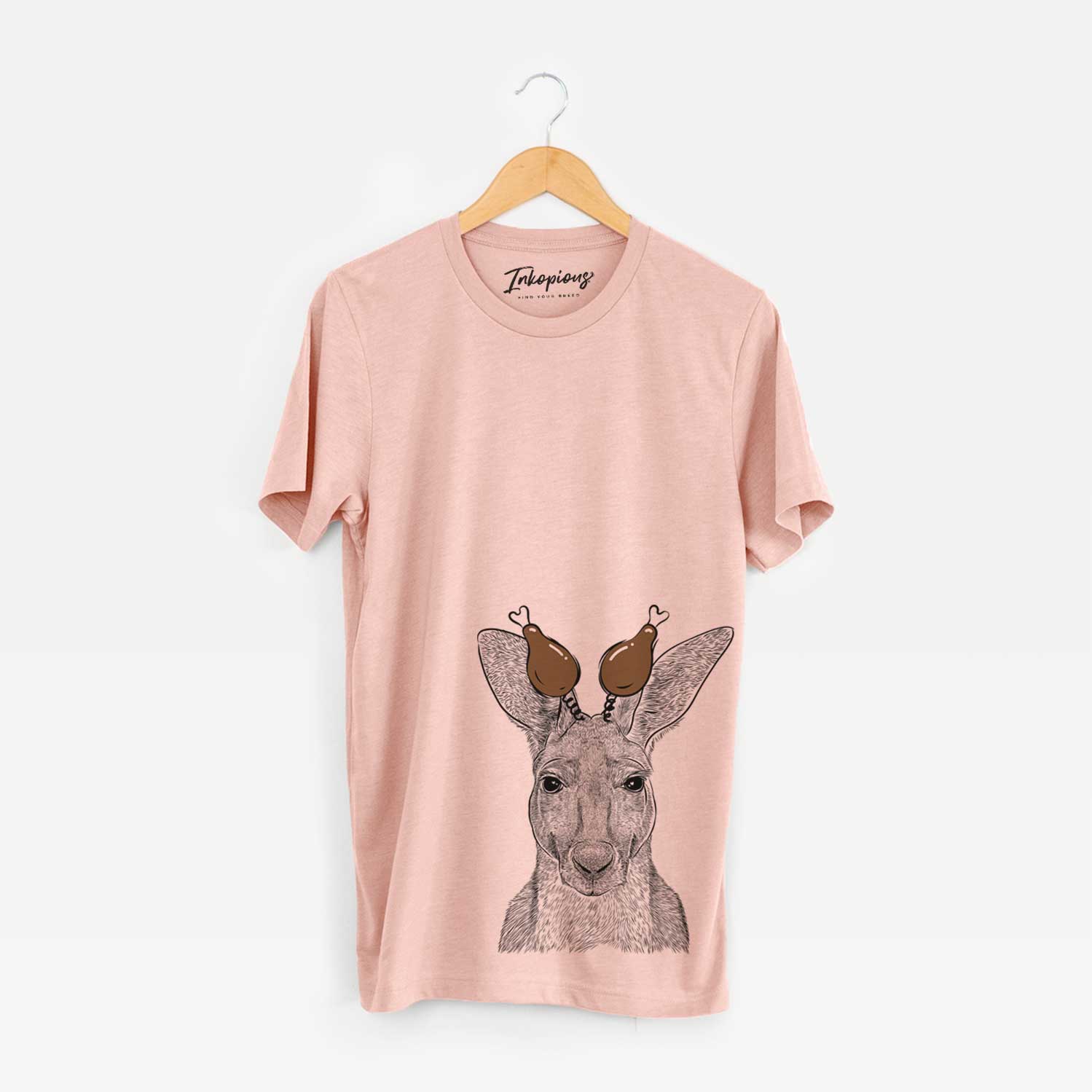 Thanksgiving Roger the Red Kangaroo - Unisex Crewneck