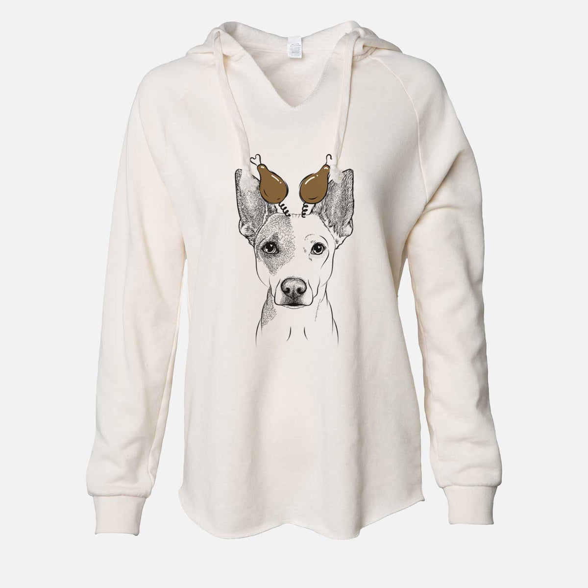 Thanksgiving Roo the Mixed Breed - Cali Wave Hooded Sweatshirt