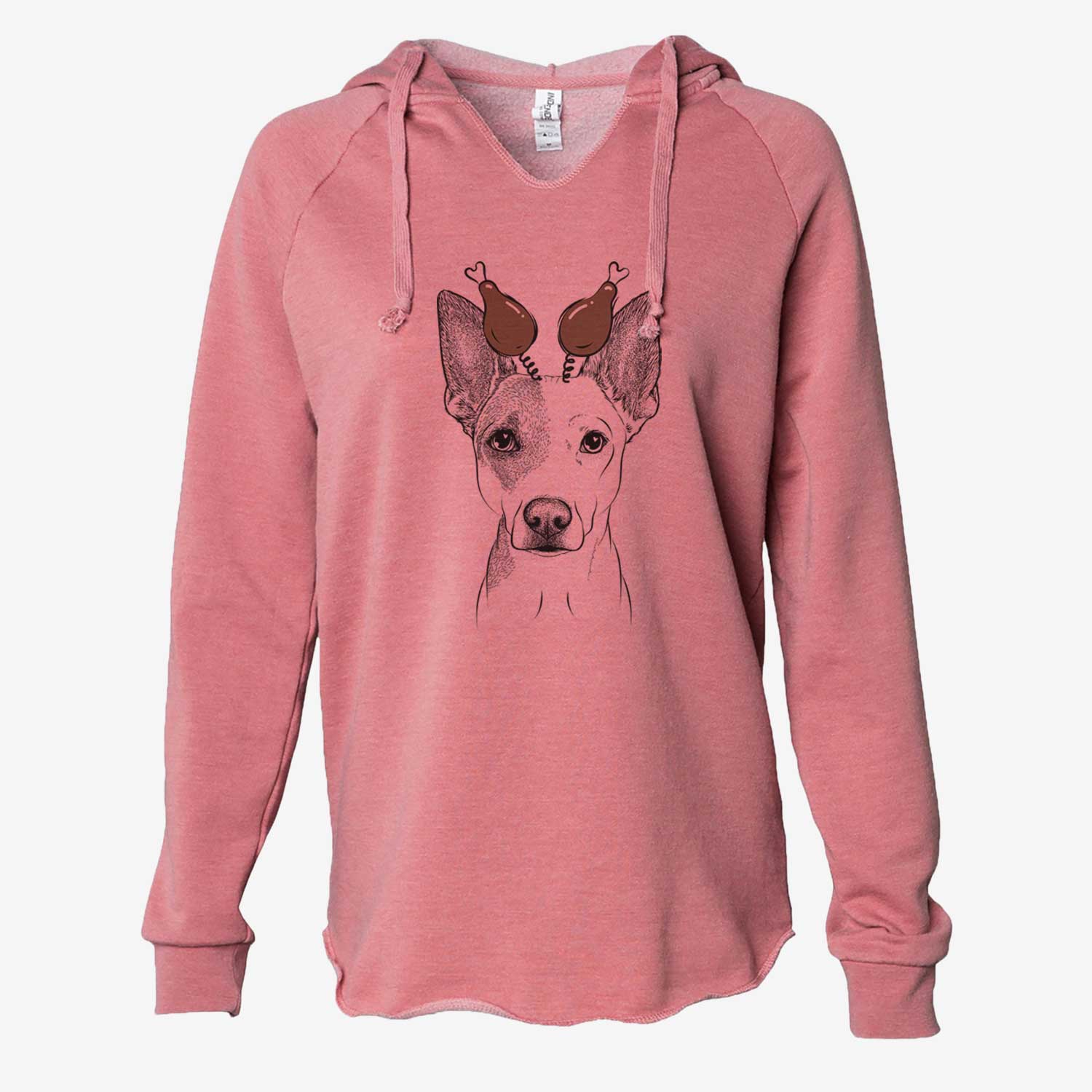 Thanksgiving Roo the Mixed Breed - Cali Wave Hooded Sweatshirt