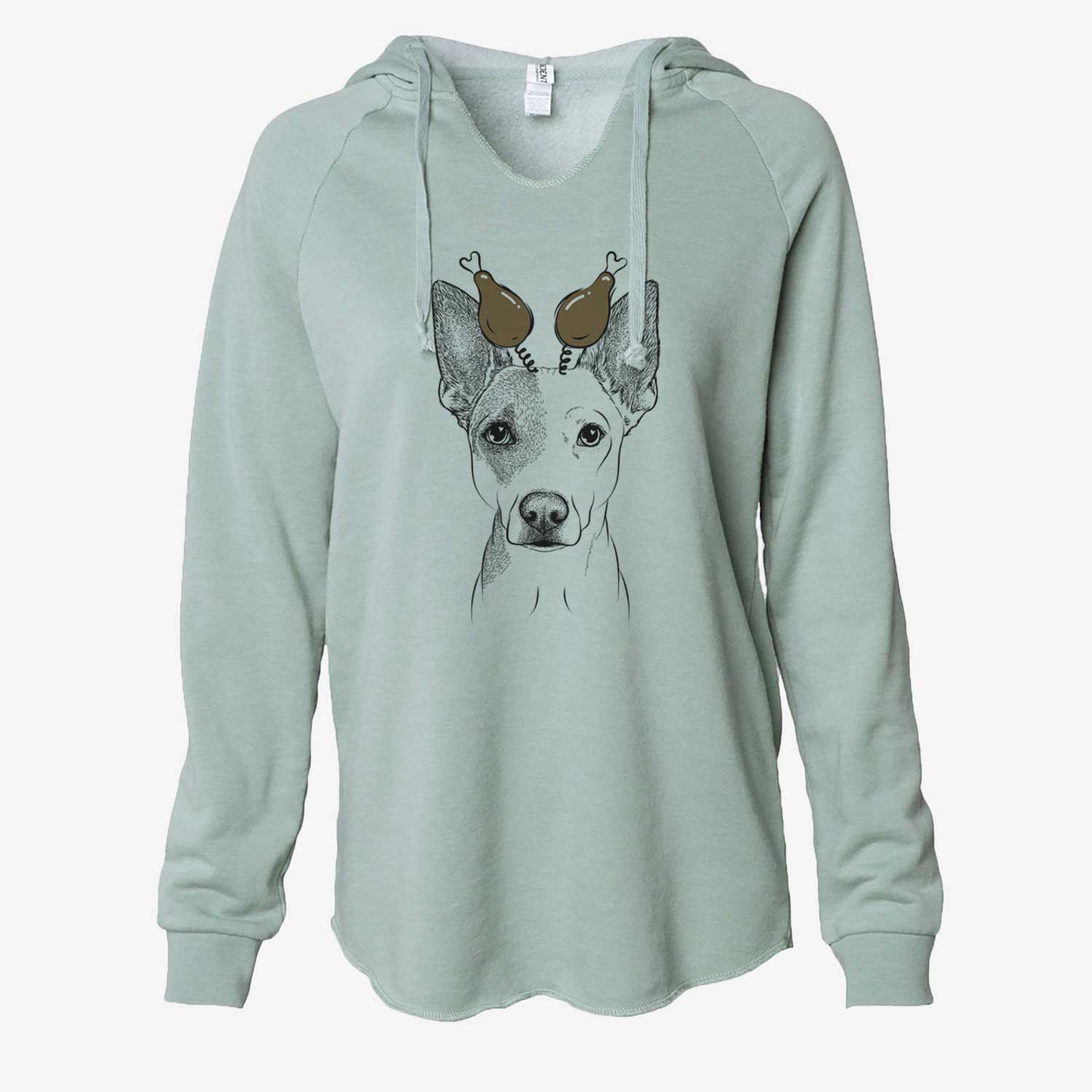 Thanksgiving Roo the Mixed Breed - Cali Wave Hooded Sweatshirt