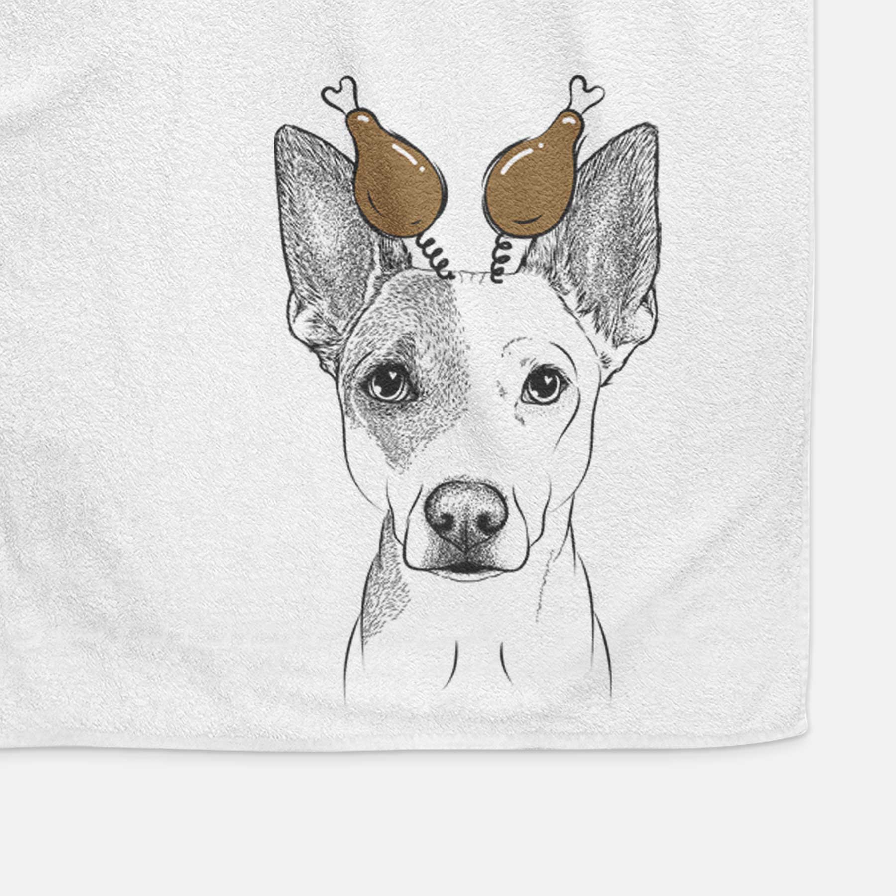 Roo the Mixed Breed Decorative Hand Towel