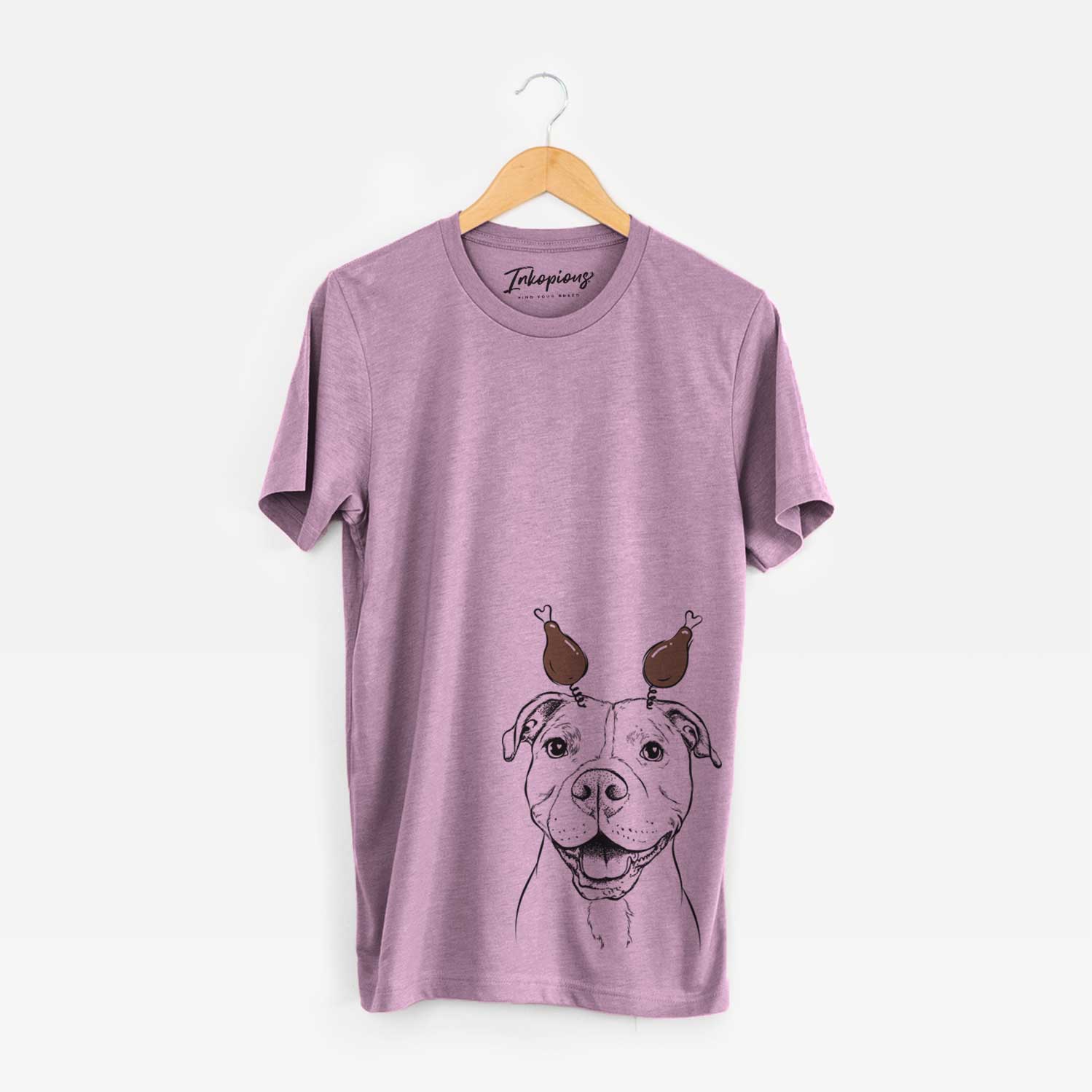 Thanksgiving Roscoe the Pitbull - Unisex Crewneck