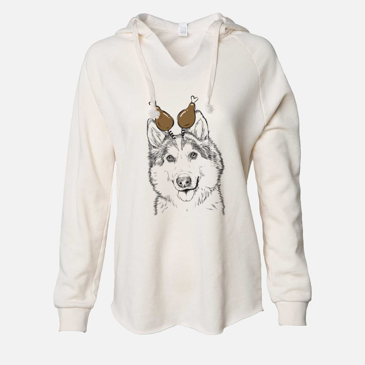 Thanksgiving Roshi the Mixed Breed - Cali Wave Hooded Sweatshirt
