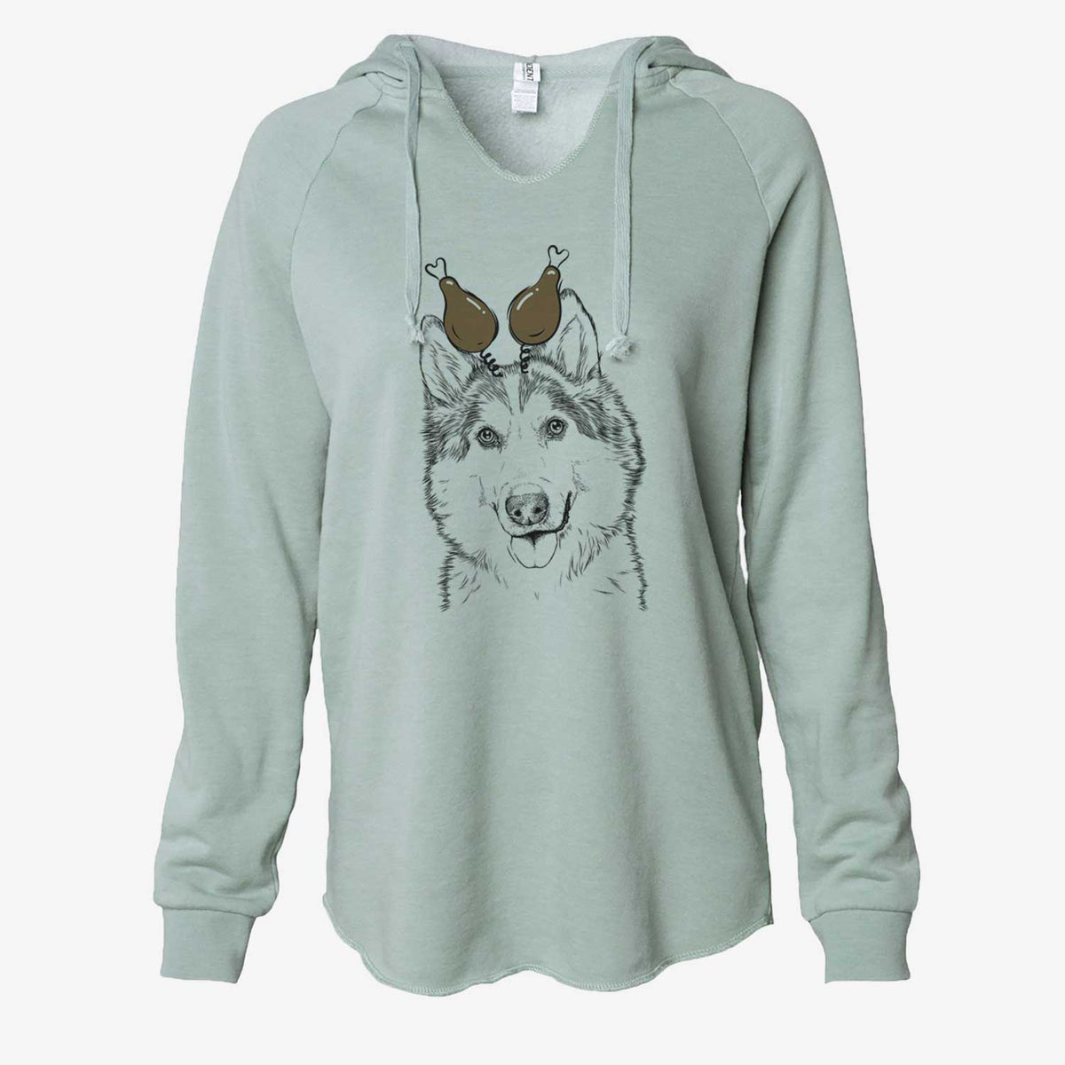 Thanksgiving Roshi the Mixed Breed - Cali Wave Hooded Sweatshirt
