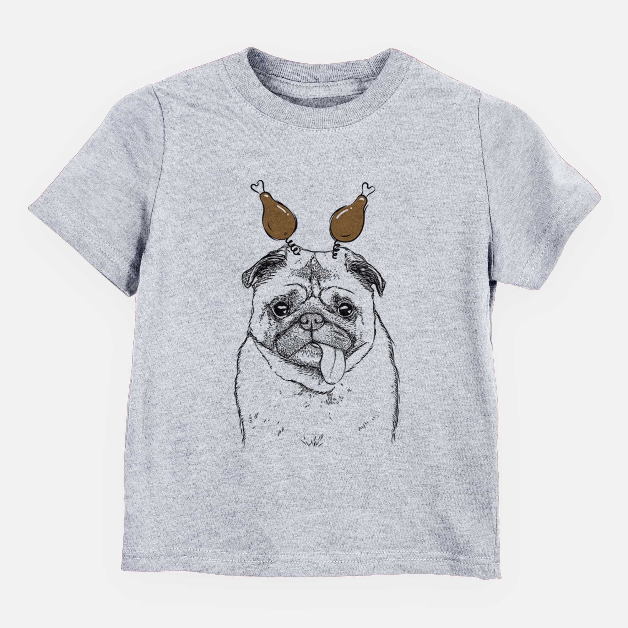 Thanksgiving Rosie the Pug - Kids/Youth/Toddler Shirt