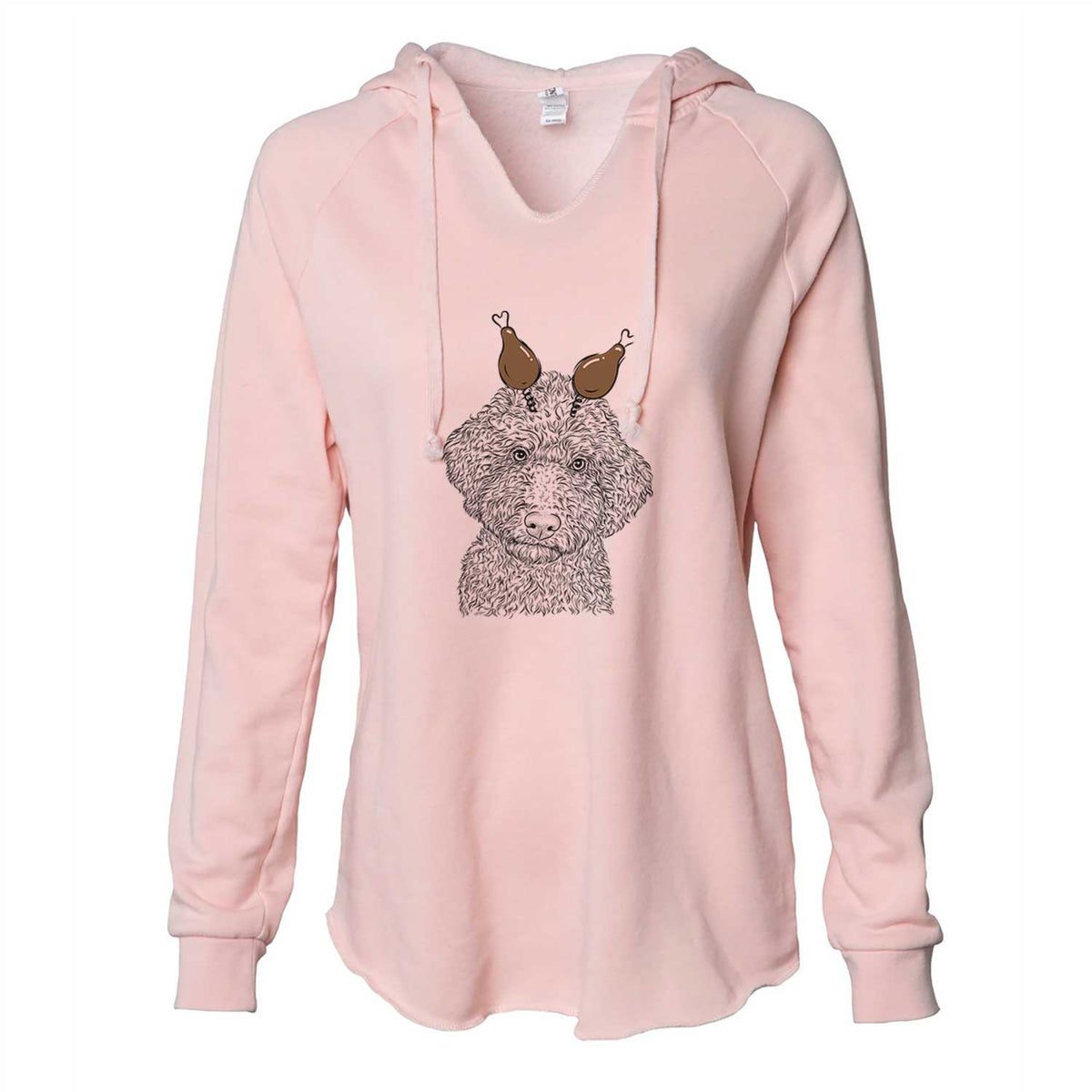 Thanksgiving Ross the Lagotto Romagnolo - Cali Wave Hooded Sweatshirt
