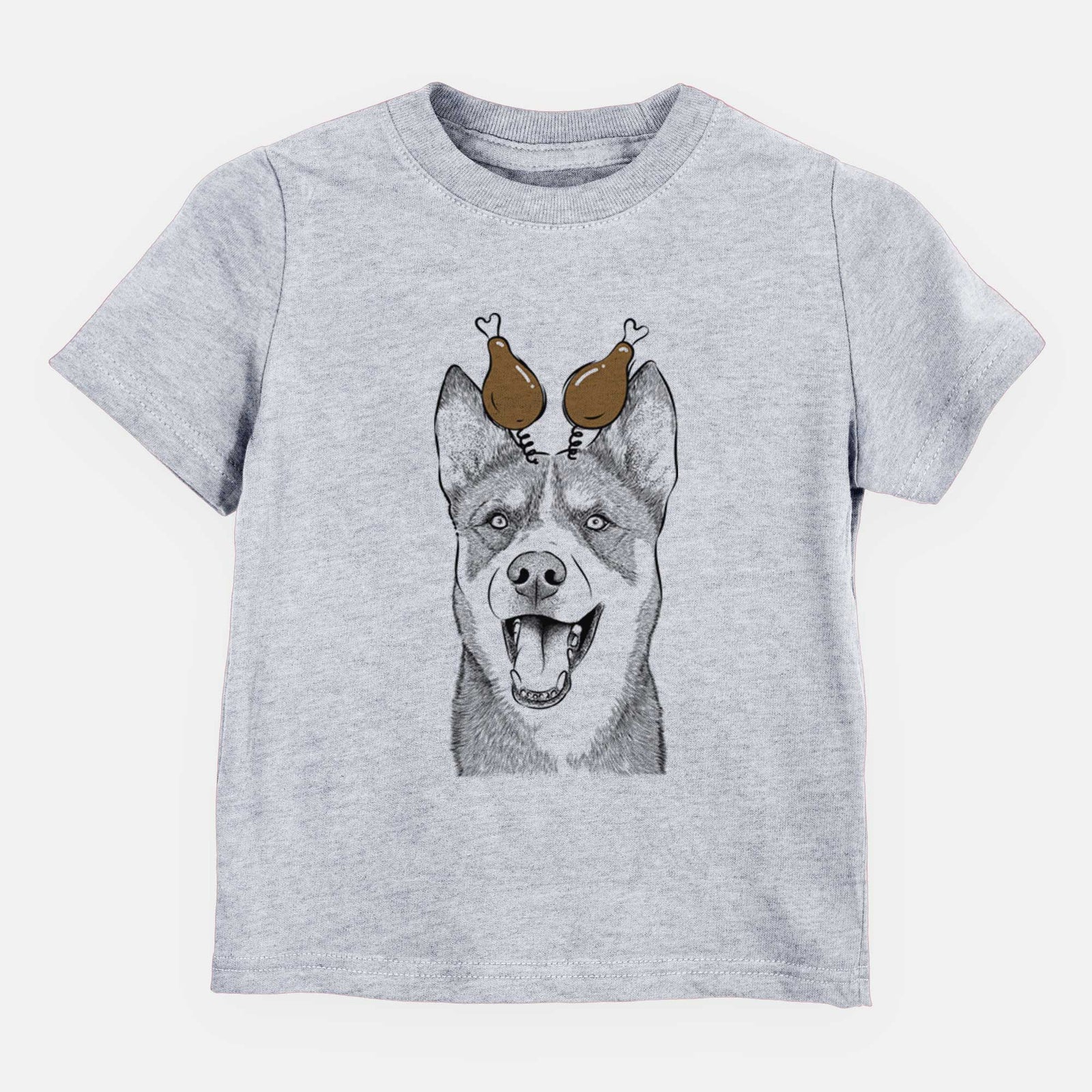 Thanksgiving Roux the Siberian Husky - Kids/Youth/Toddler Shirt