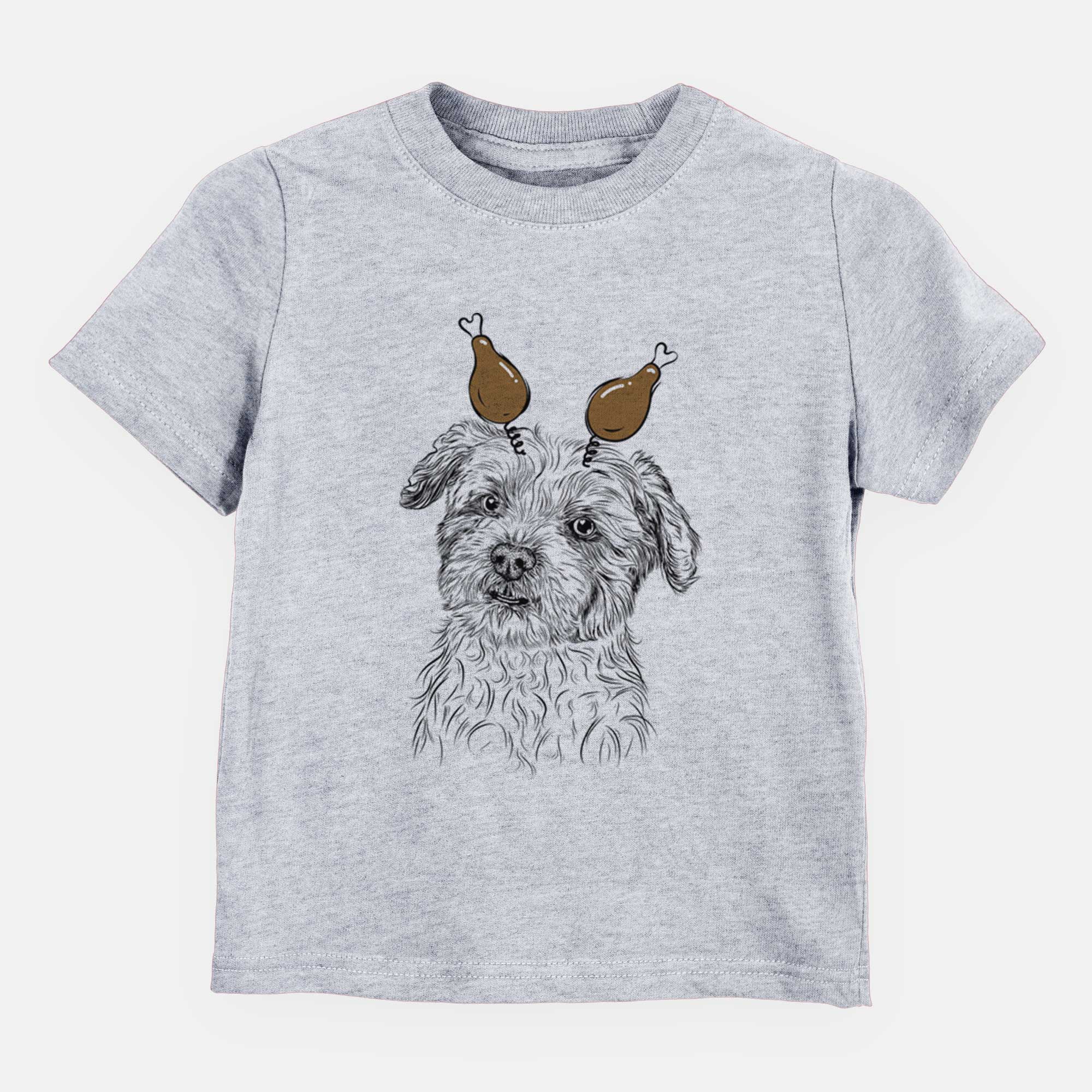 Thanksgiving Roxie the Schnauzer Shih Tzu Mix - Kids/Youth/Toddler Shirt