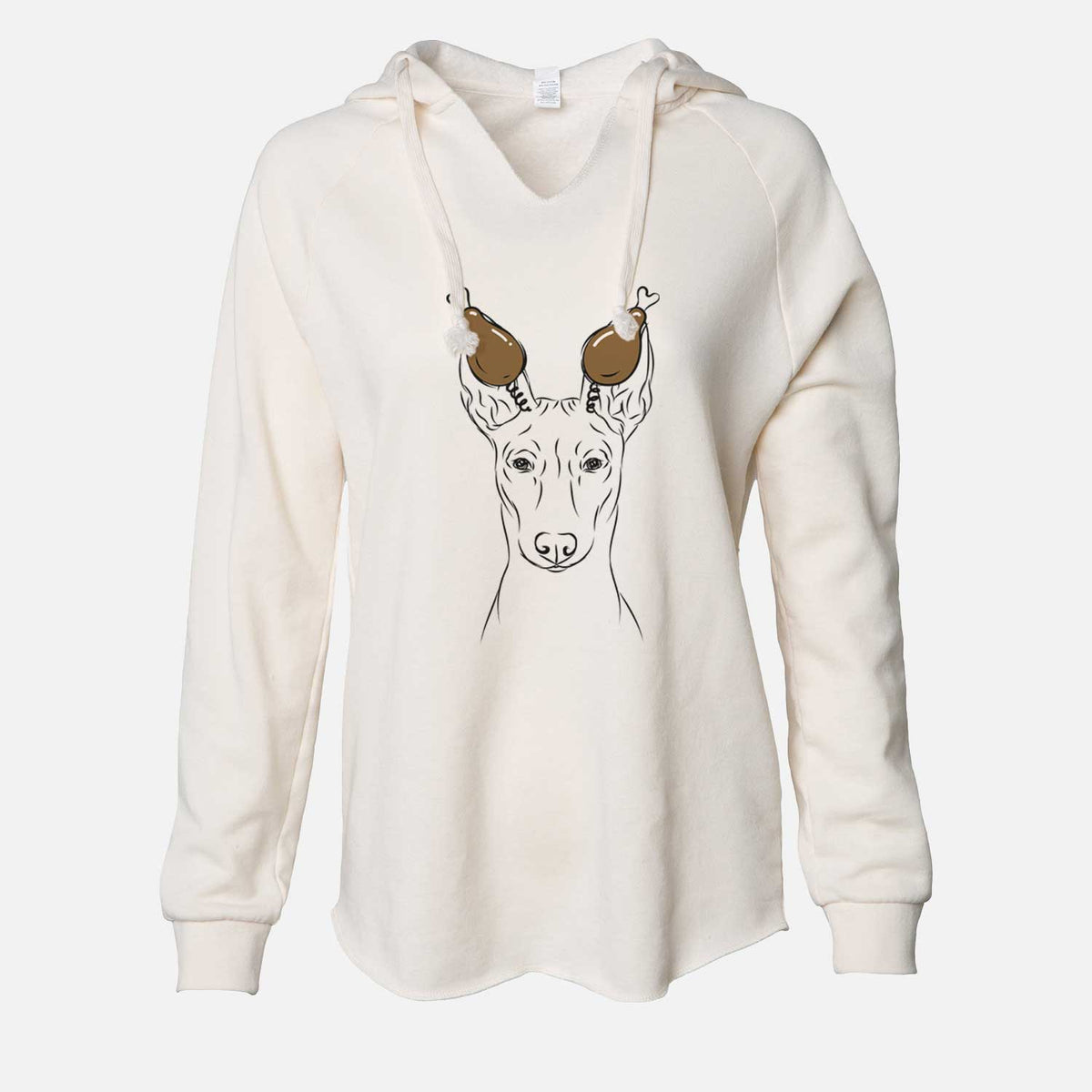 Thanksgiving Ruadh the Pharaoh Hound - Cali Wave Hooded Sweatshirt