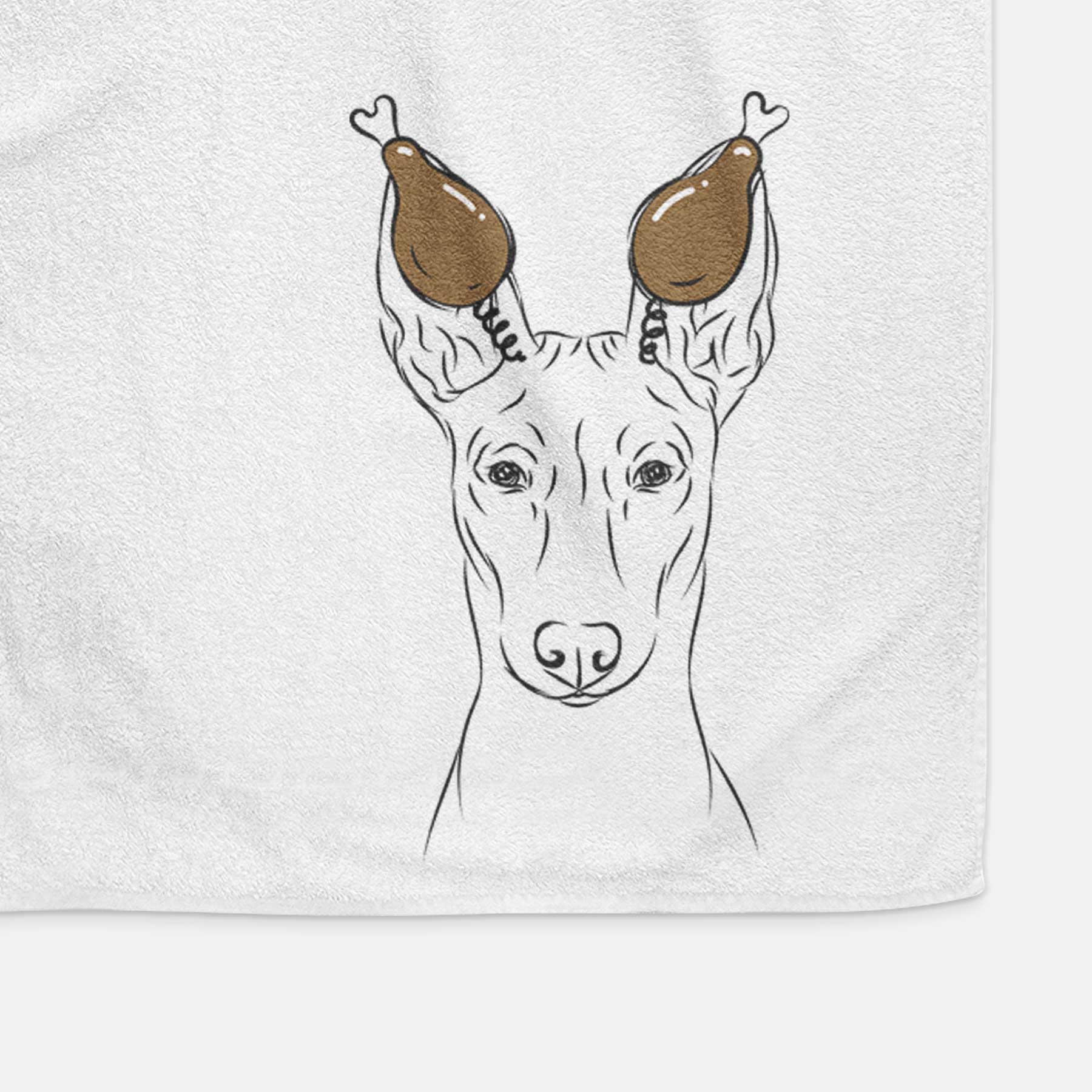 Ruadh the Pharaoh Hound Decorative Hand Towel