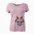 Thanksgiving Ruby the Pug - Women's V-neck Shirt