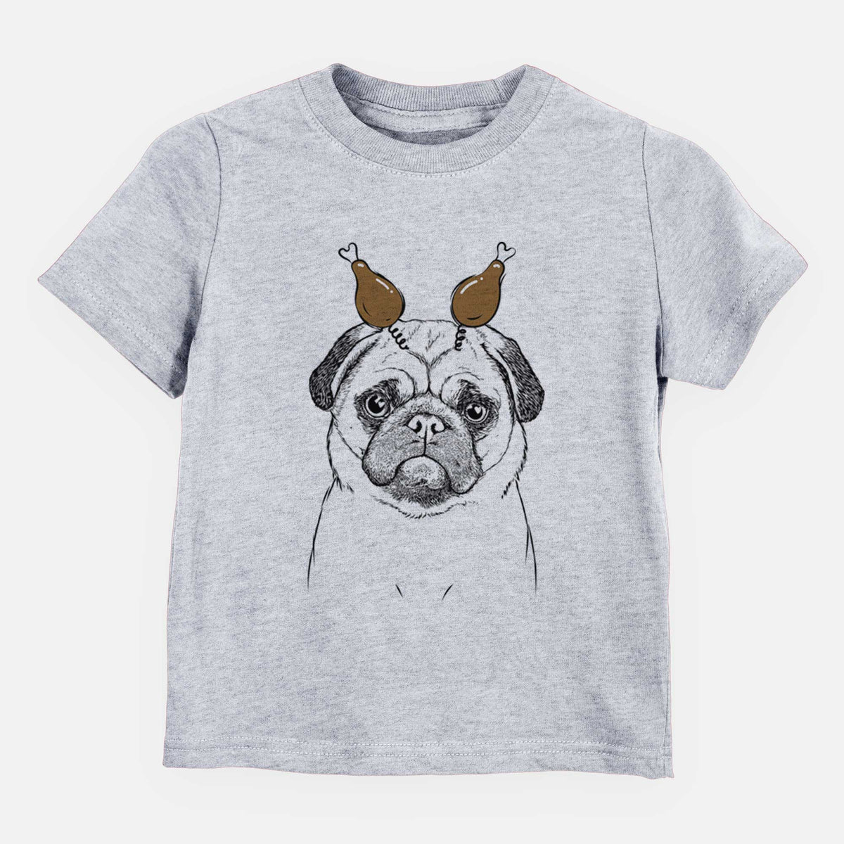 Thanksgiving Ruby the Pug - Kids/Youth/Toddler Shirt