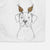 Rufio the Dogo Argentino Decorative Hand Towel