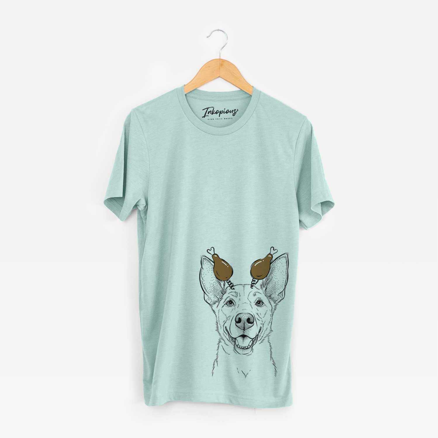 Thanksgiving Rumley the Kelpie Mix - Unisex Crewneck