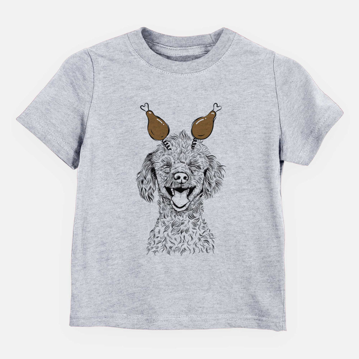 Thanksgiving Rusty the Toy Poodle - Kids/Youth/Toddler Shirt