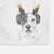 Ryleigh the Beagle Pitbull Mix Decorative Hand Towel