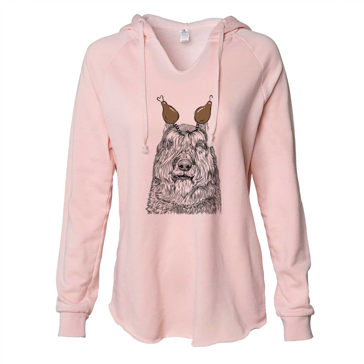 Thanksgiving Sabre the Bouvier Des Flandres - Cali Wave Hooded Sweatshirt