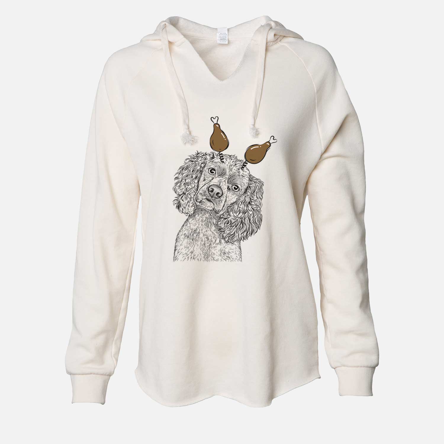 Thanksgiving Sadie the Cocker Spaniel - Cali Wave Hooded Sweatshirt