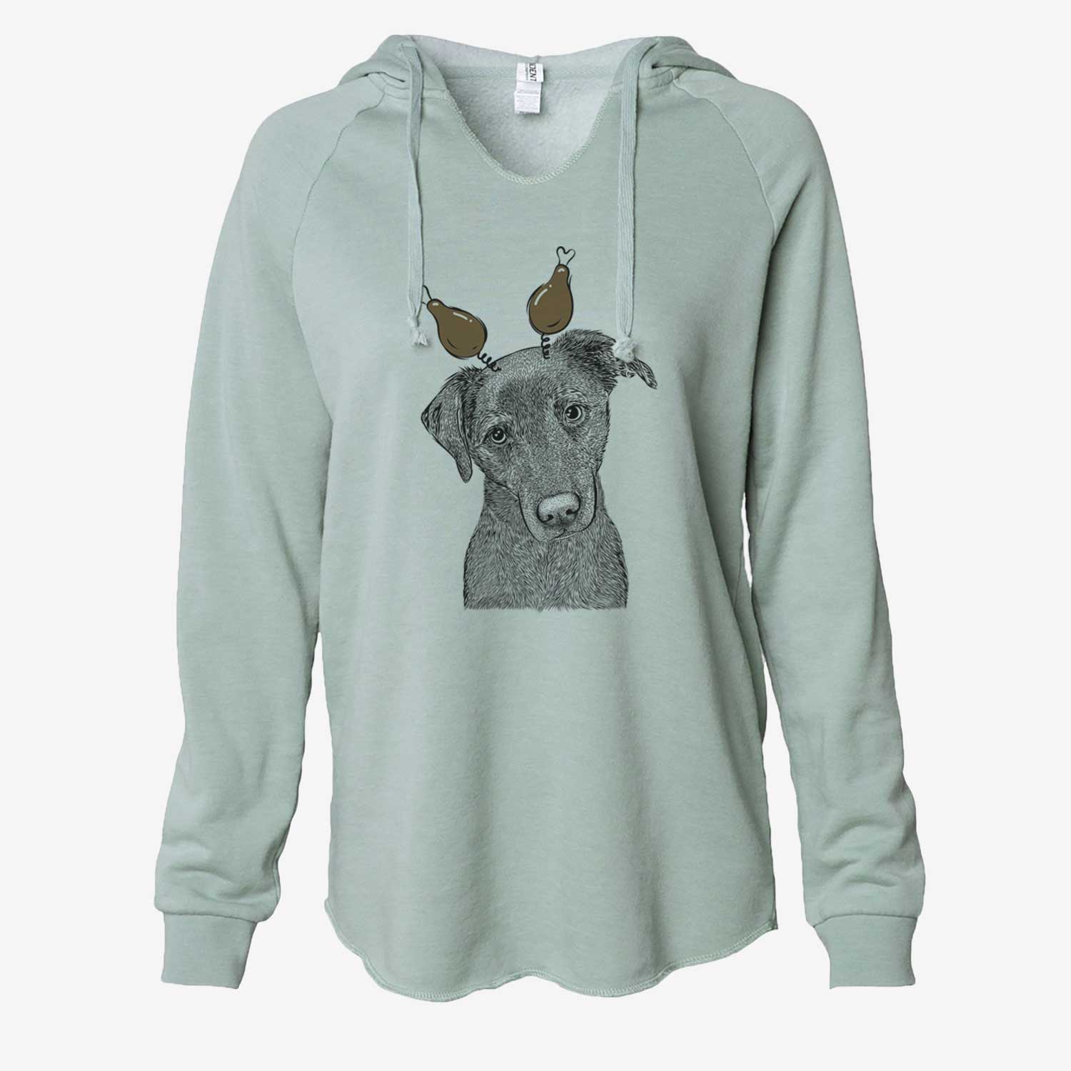 Thanksgiving Sadie the Whipador - Cali Wave Hooded Sweatshirt