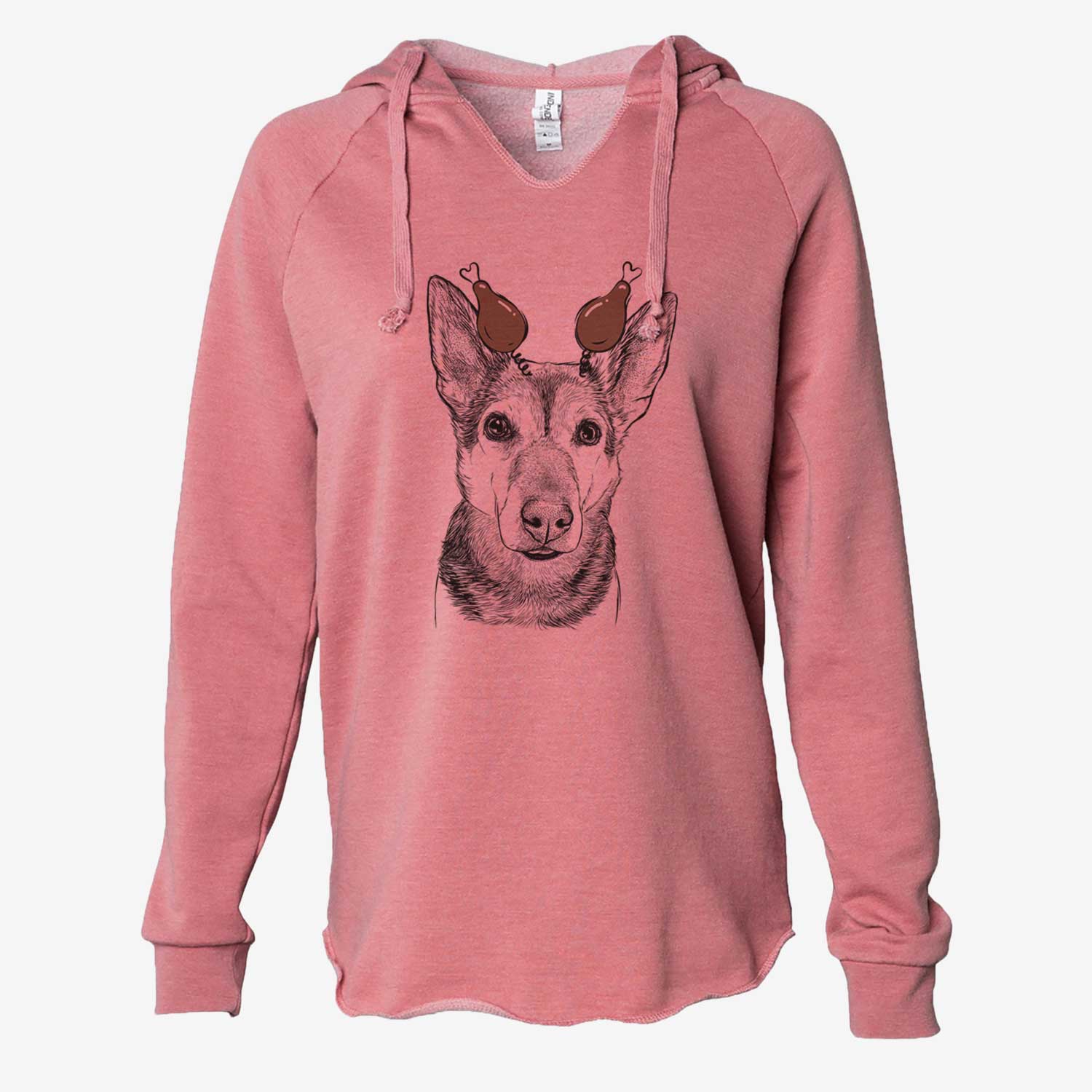Thanksgiving Sammie the Mixed Breed - Cali Wave Hooded Sweatshirt