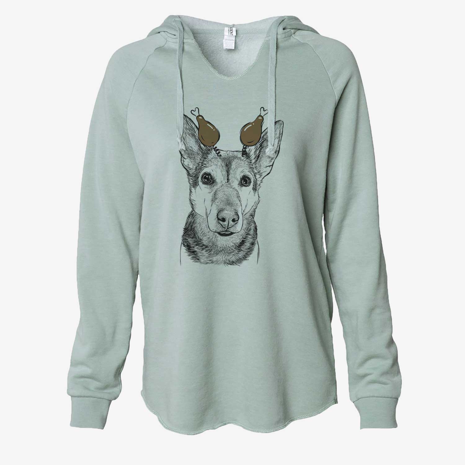 Thanksgiving Sammie the Mixed Breed - Cali Wave Hooded Sweatshirt