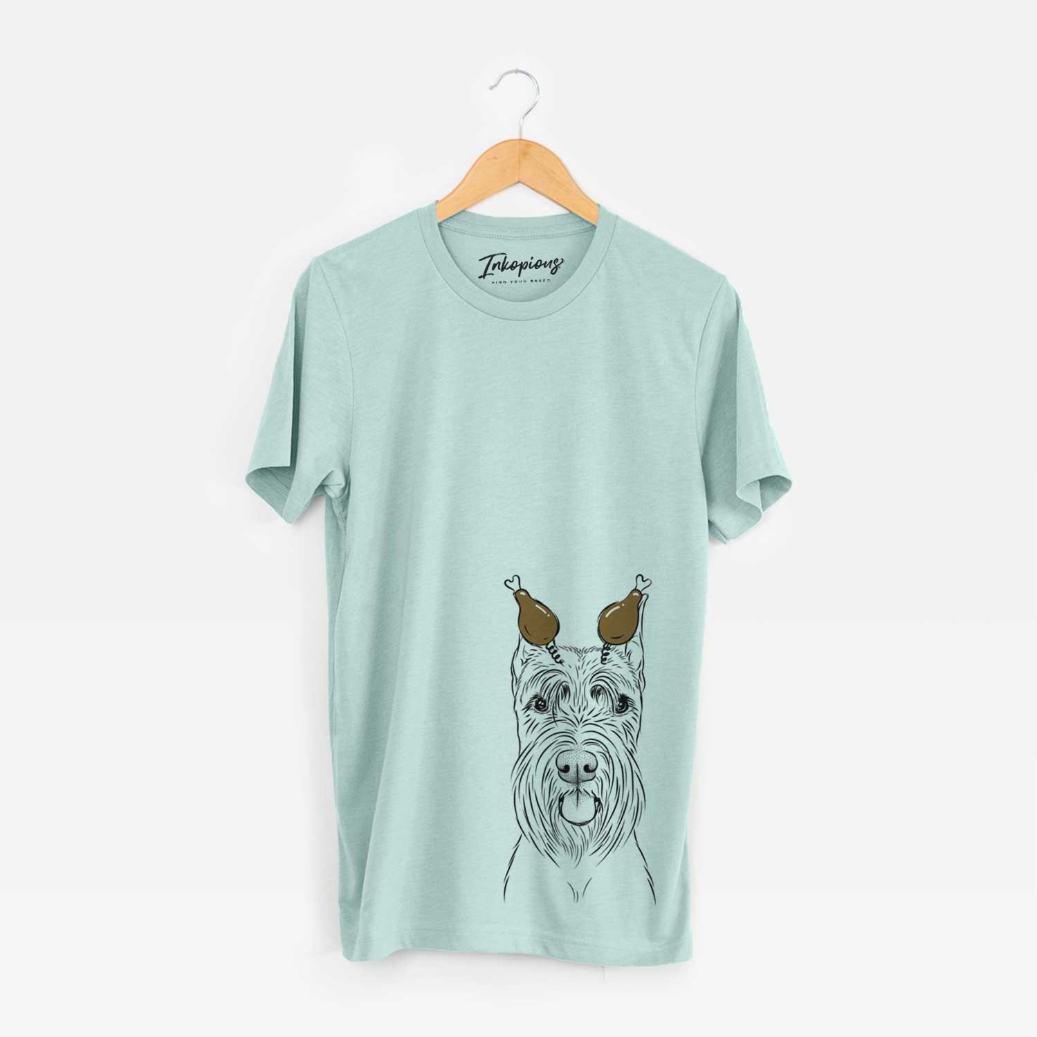 Thanksgiving Samuel the Standard Schnauzer - Unisex Crewneck