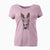 Thanksgiving Samule the Donkey - Women's V-neck Shirt