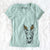 Thanksgiving Samule the Donkey - Women's V-neck Shirt