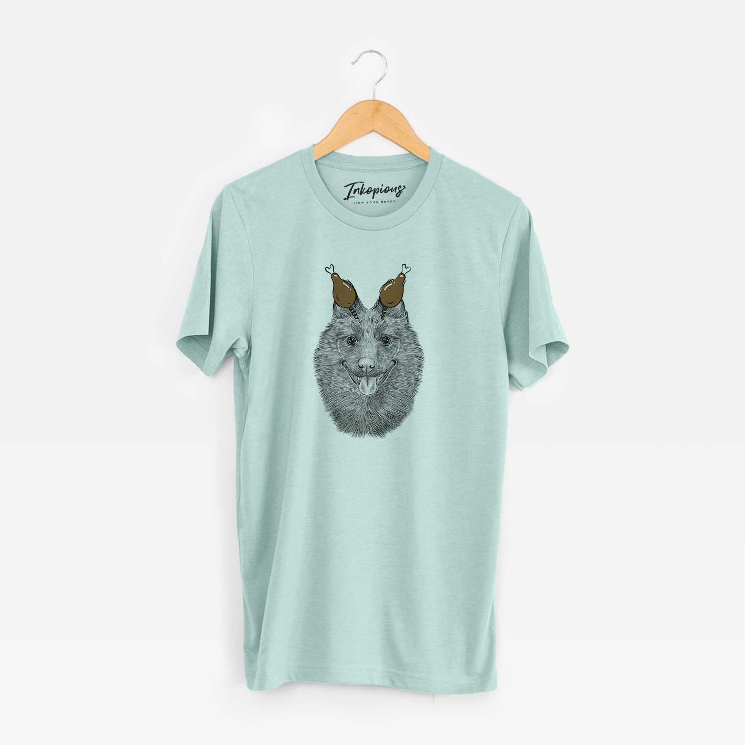 Thanksgiving Sander the Schipperke - Unisex Crewneck