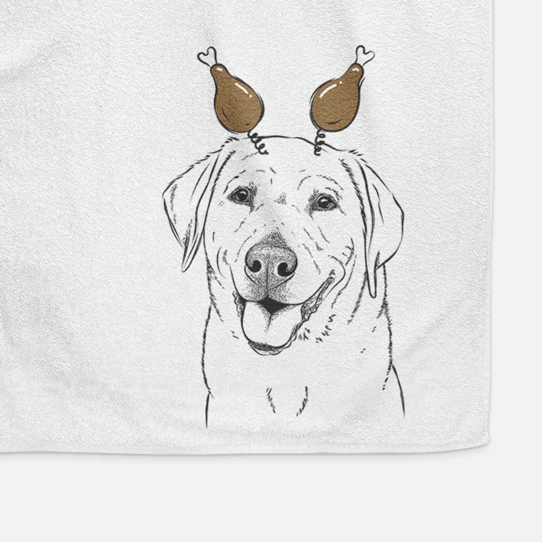 Sanford the Labrador Retriever Decorative Hand Towel