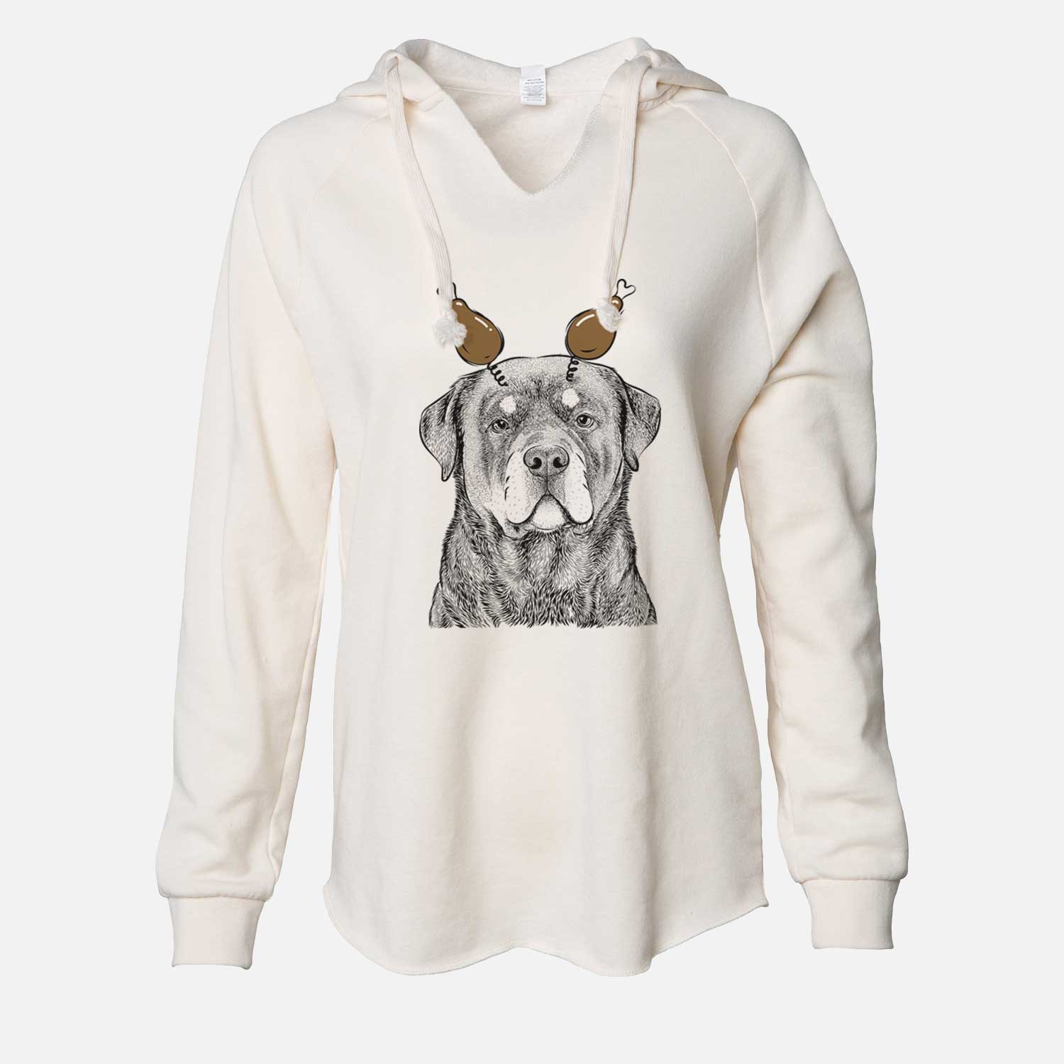 Thanksgiving Sarge the Rottweiler - Cali Wave Hooded Sweatshirt