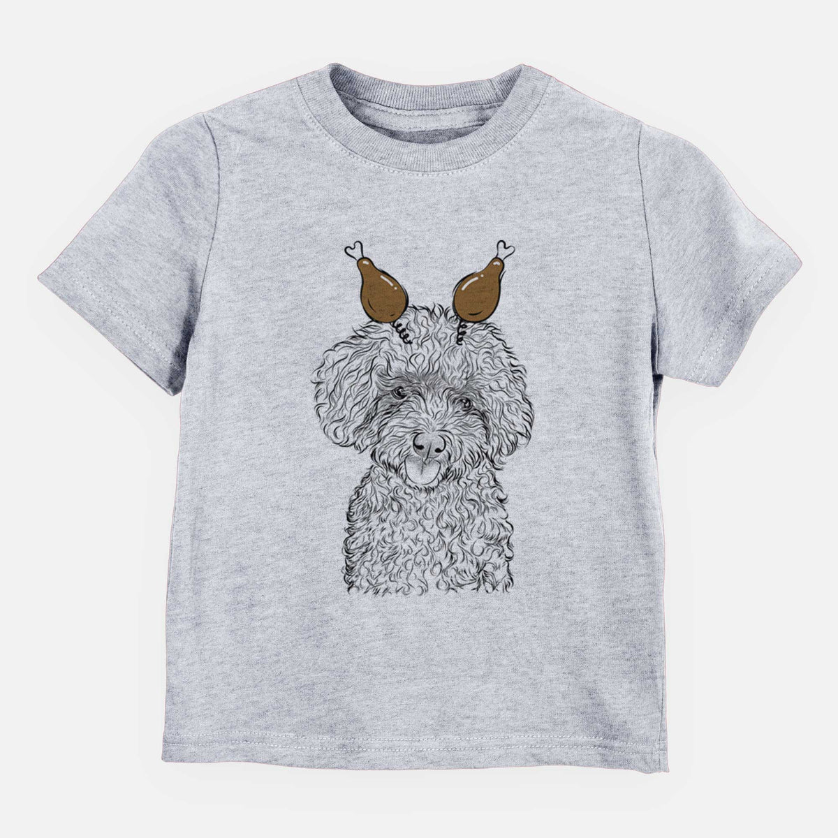 Thanksgiving Satsu the Micro Teacup Poodle - Kids/Youth/Toddler Shirt