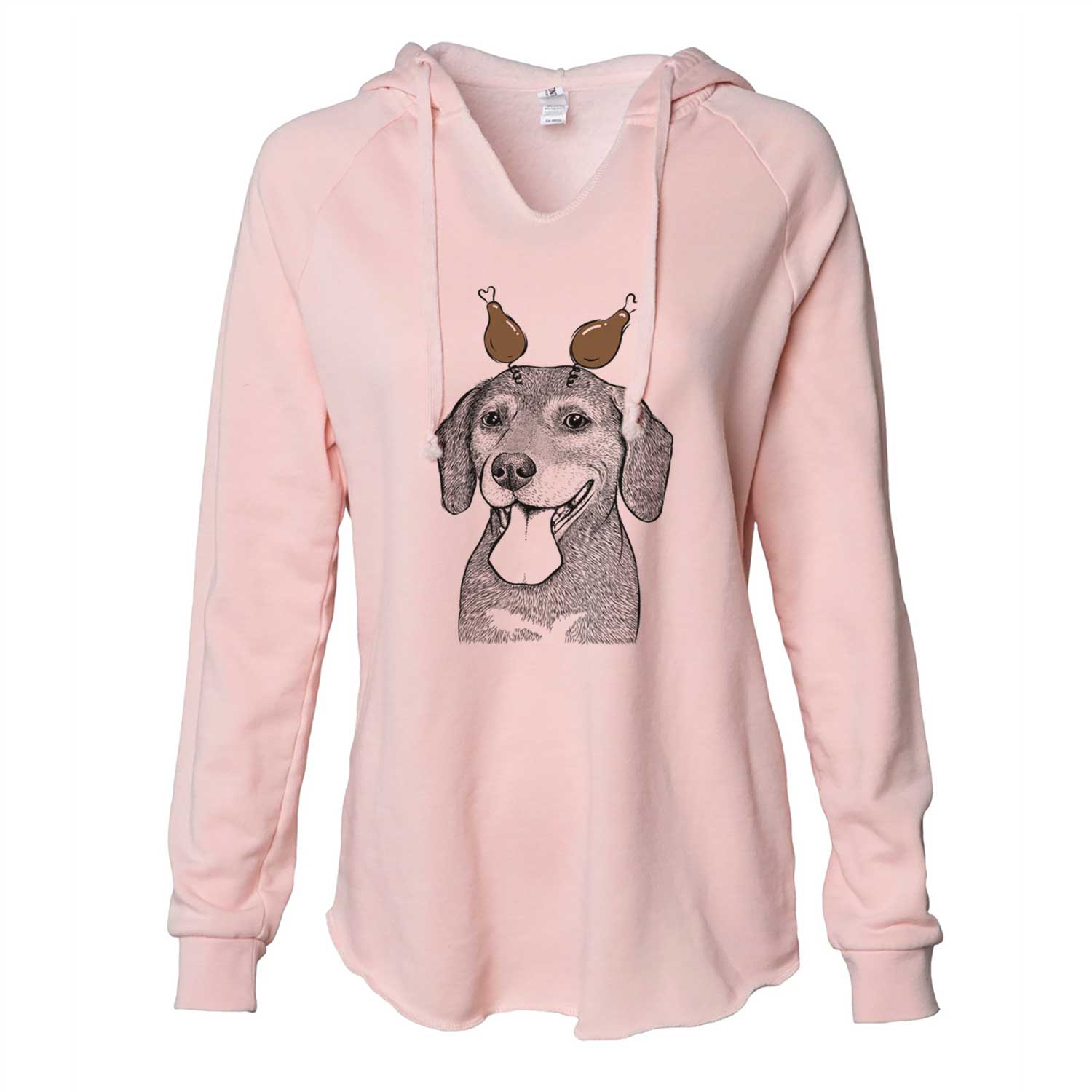 Thanksgiving Scarlett the Beagle - Cali Wave Hooded Sweatshirt