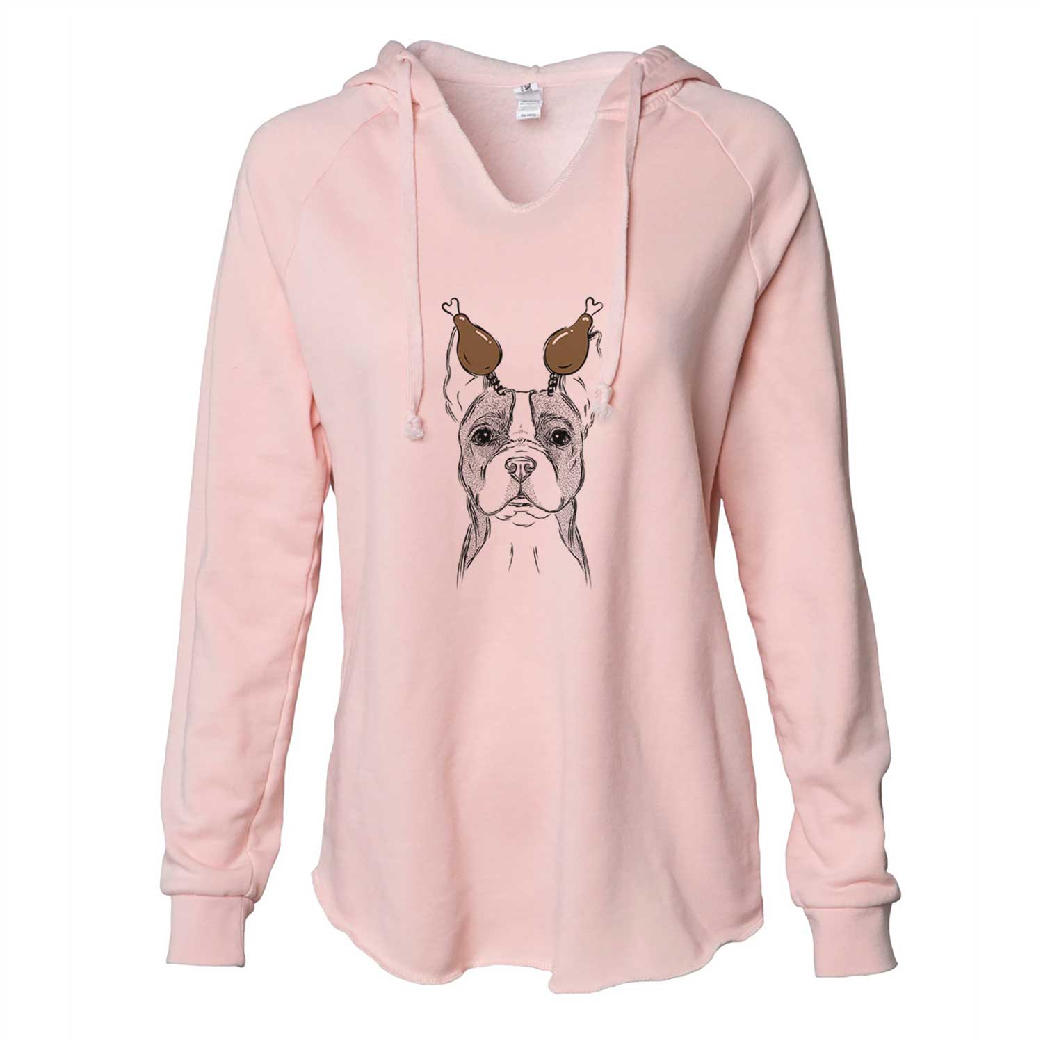 Thanksgiving Scout the Boston Terrier - Cali Wave Hooded Sweatshirt