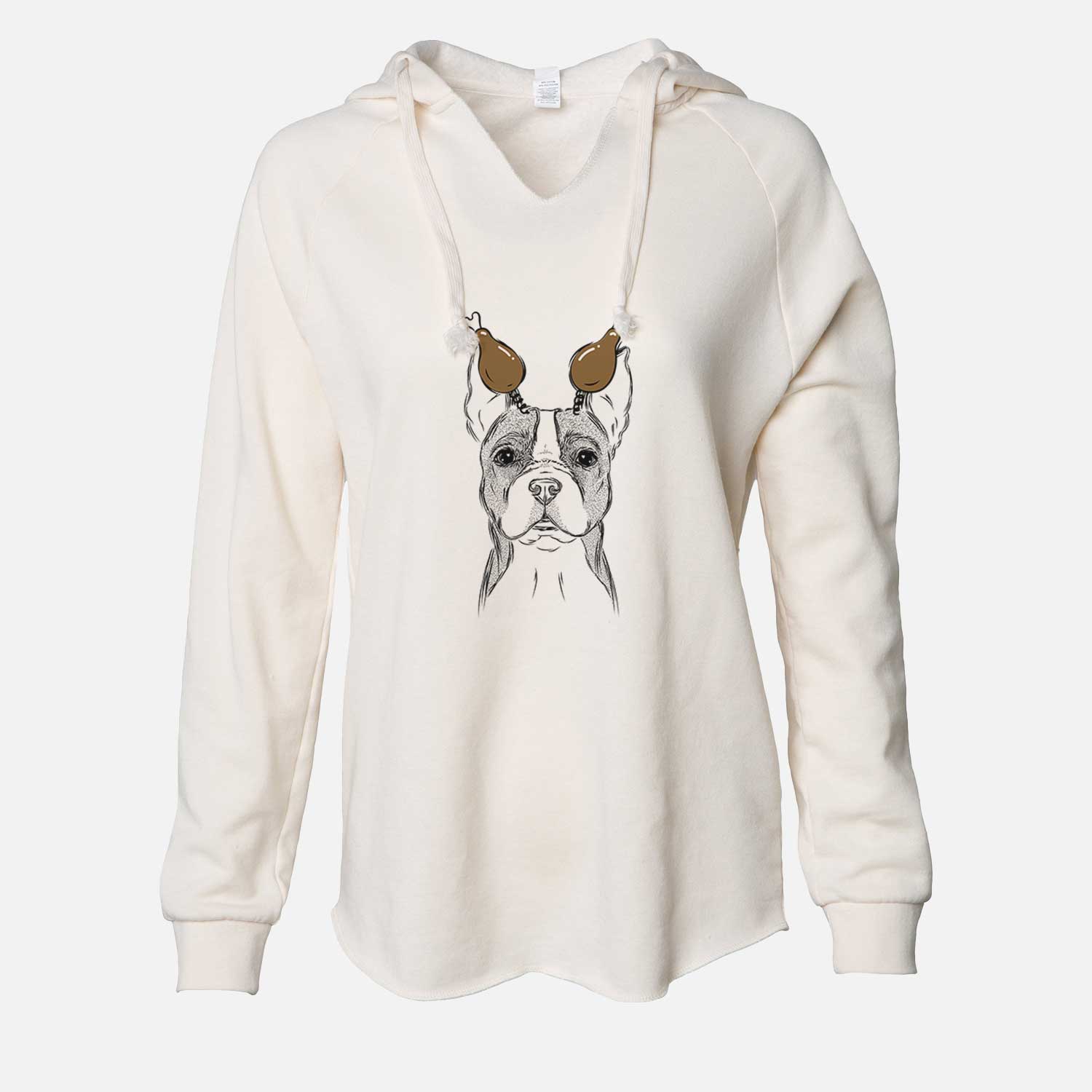 Thanksgiving Scout the Boston Terrier - Cali Wave Hooded Sweatshirt