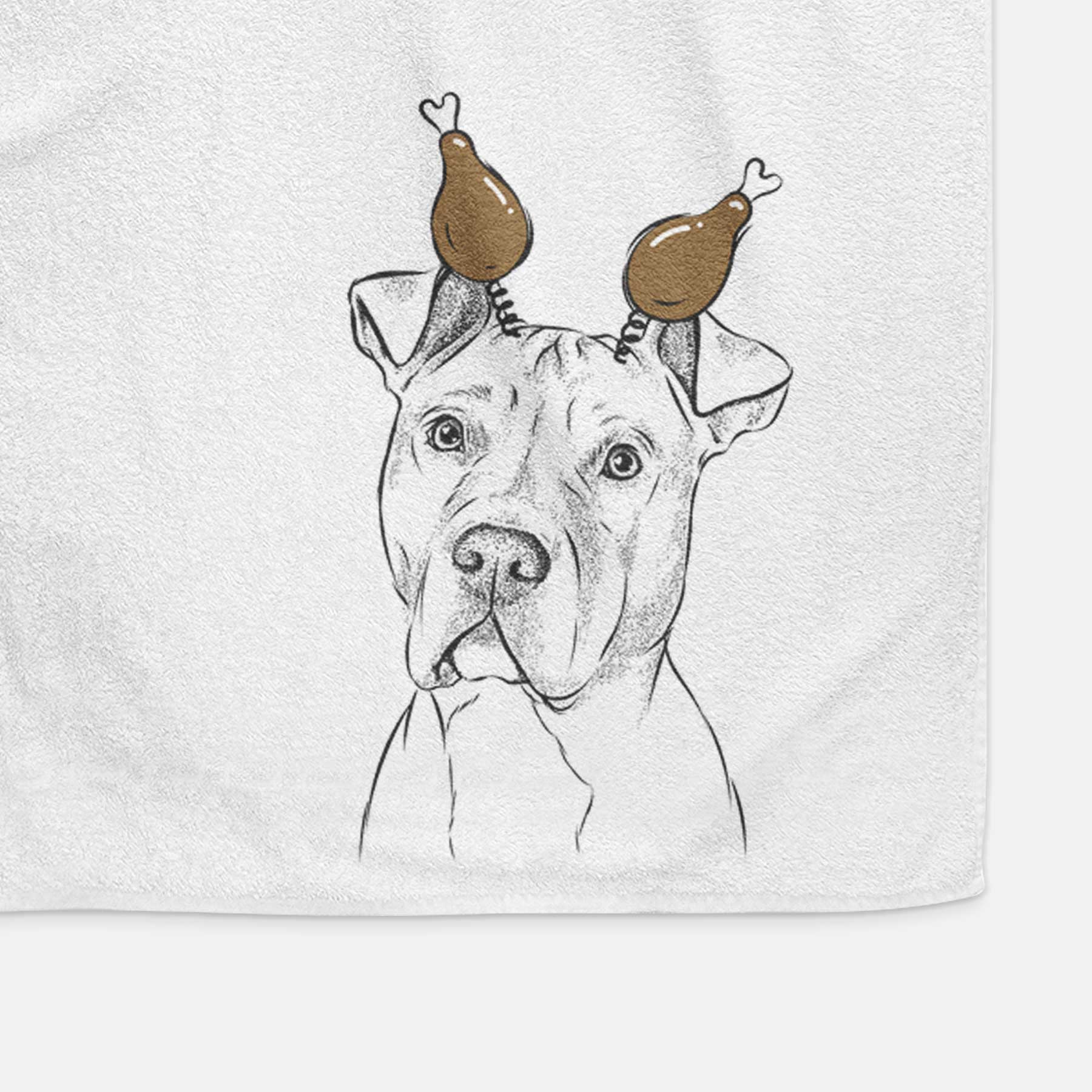 Scraps the American Staffordshire Mix Decorative Hand Towel