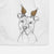 Scraps the American Staffordshire Mix Decorative Hand Towel